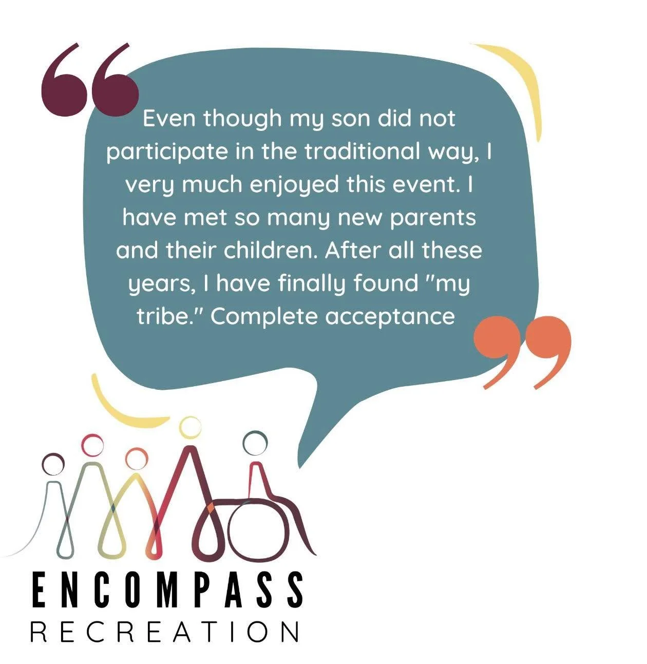 💟

 www.encompassrec.com

 #inclusion  #diversity #disability #ability #inclusionmatters #disabilityacceptance #autism  #specialneeds  #equity #downsyndrome #community  #accessibility  #autismacceptance #diversityandinclusion  #acceptance #inclusive