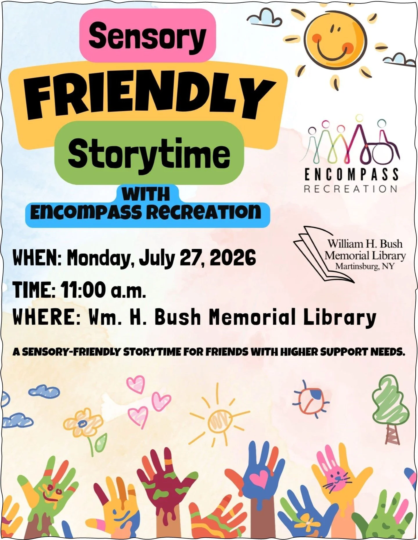 Sensory Friendly Storytime
