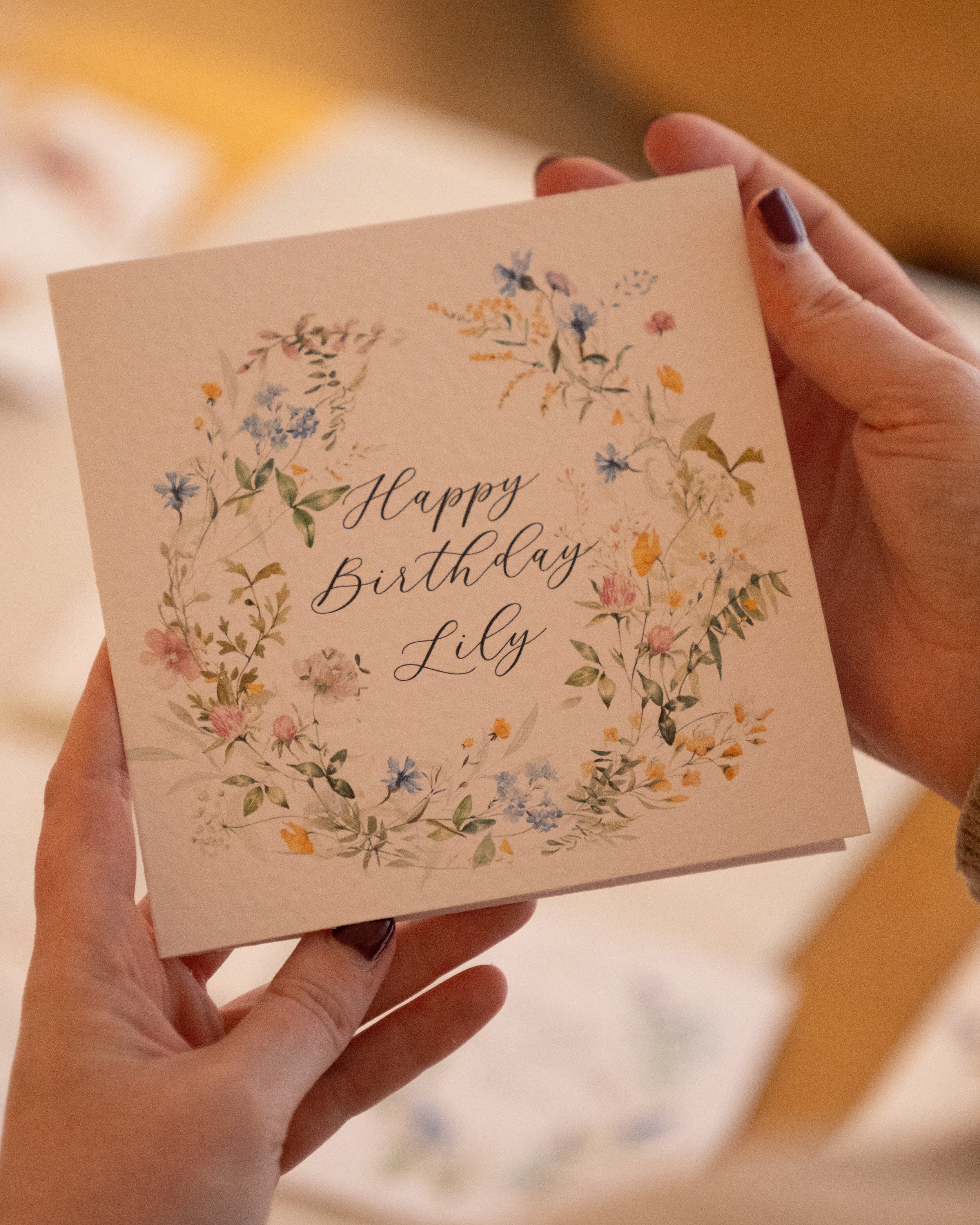 Wildflowers Birthday Card