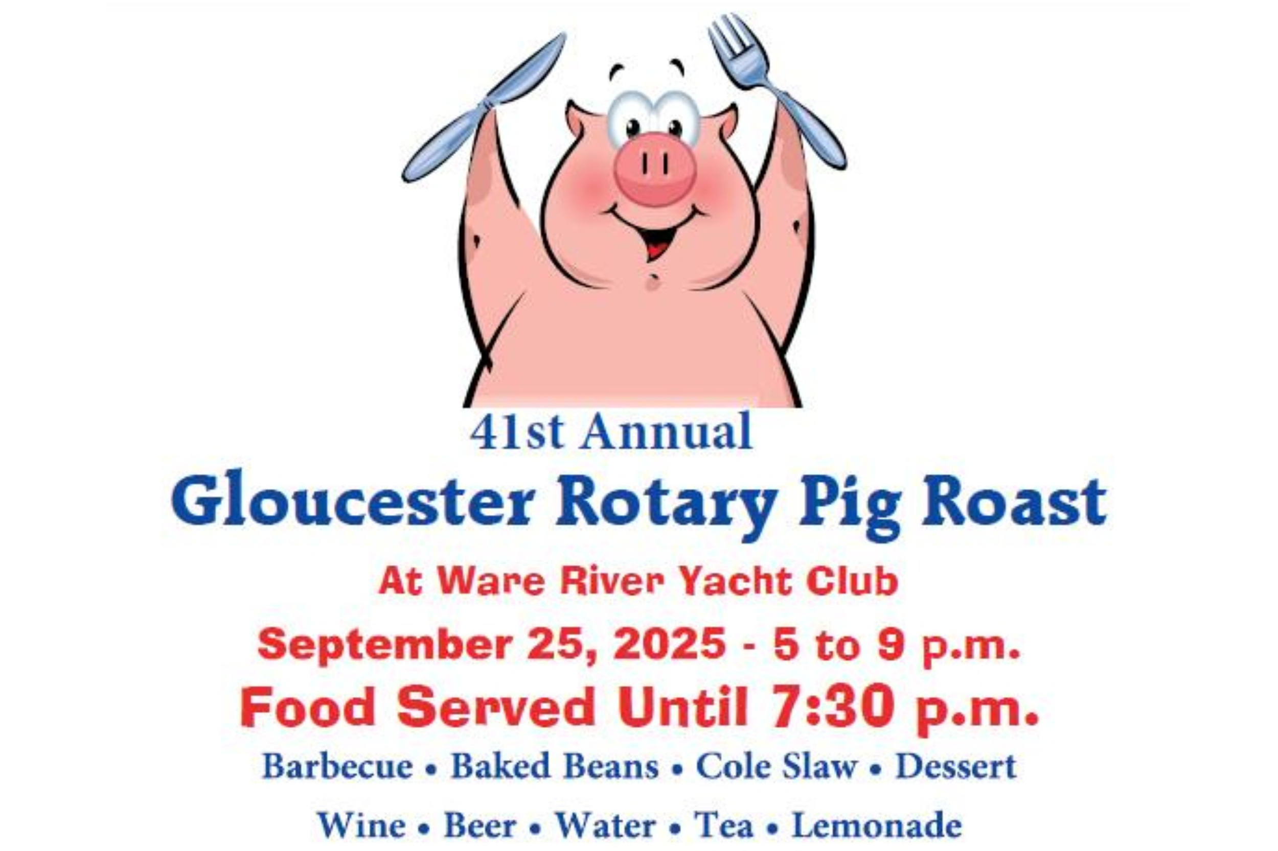 Gloucester Rotary 41st Annual Pig Roast