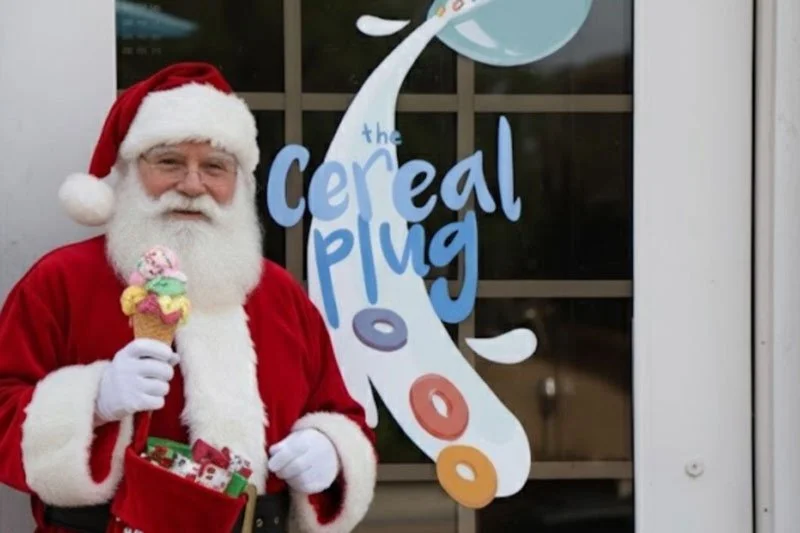 Santa at The Cereal Plug