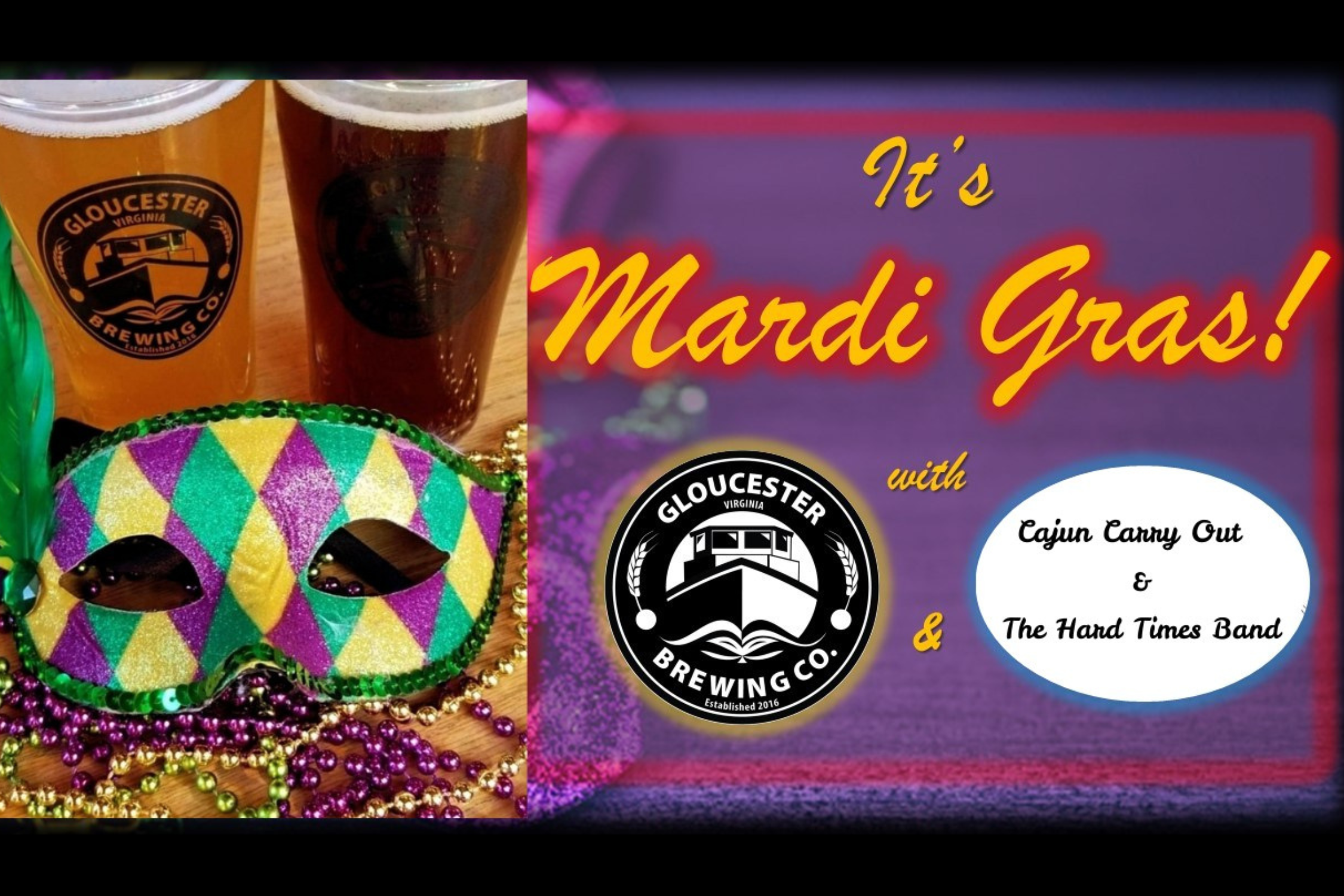 Mardi Gras at Gloucester Brewing Company