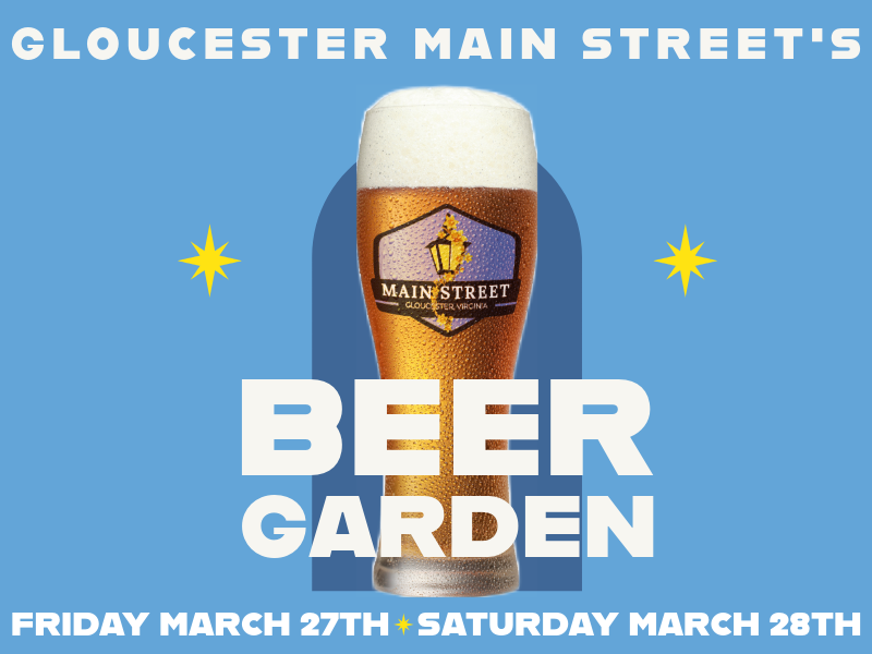 Get ready for the Beer Garden on Gloucester Main Street! (Copy)