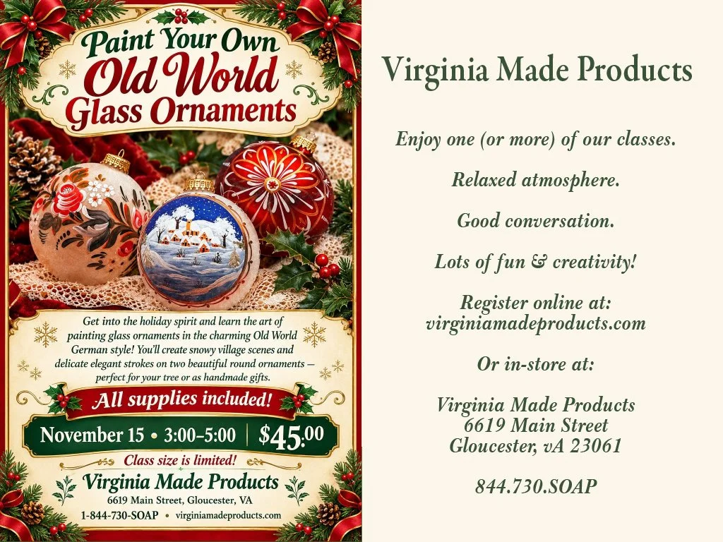 Old World Ornaments Class