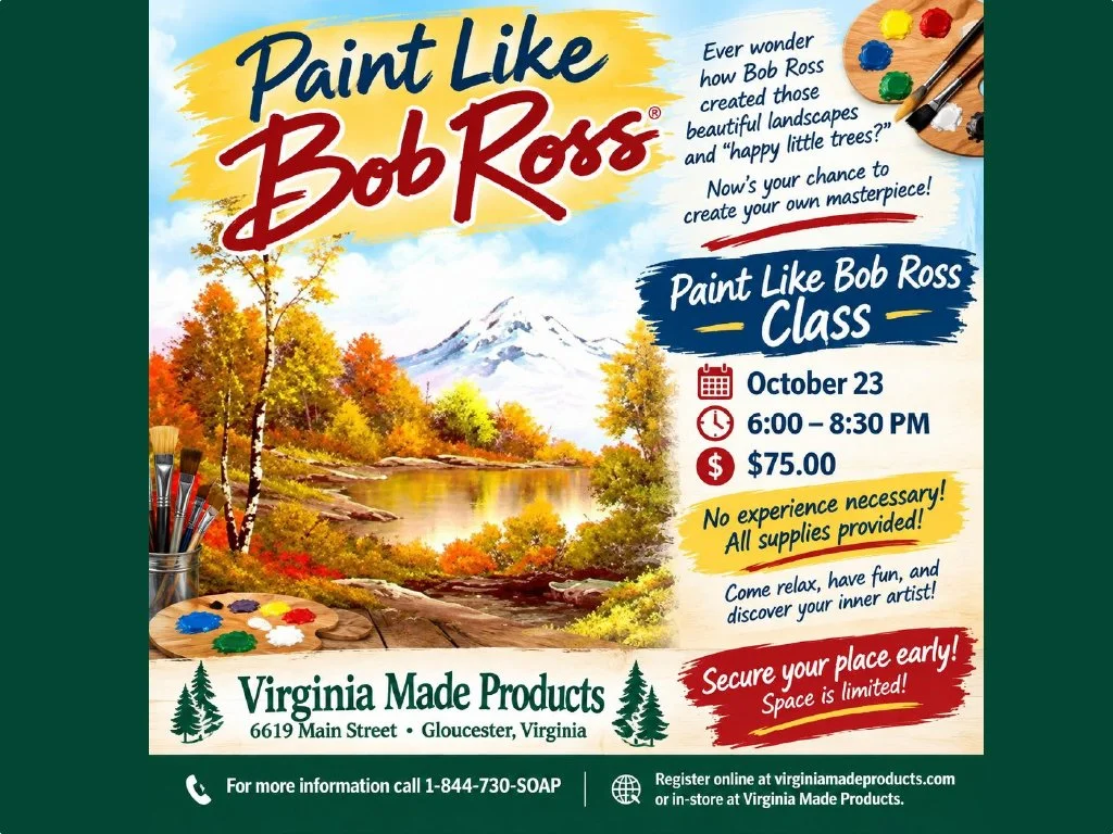 Paint like Bob Ross Class