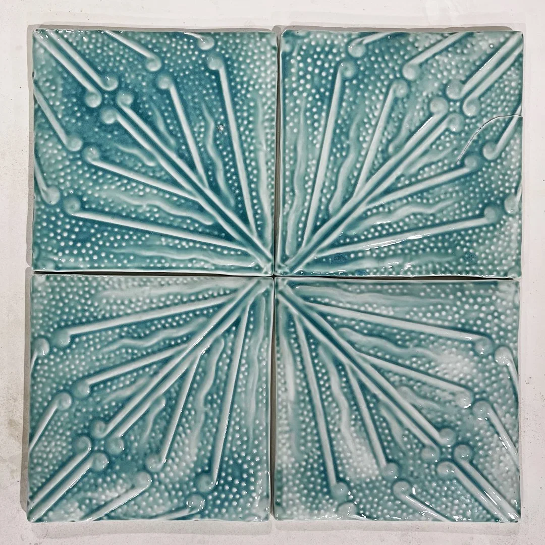 4 tiles glazed - proof of concept