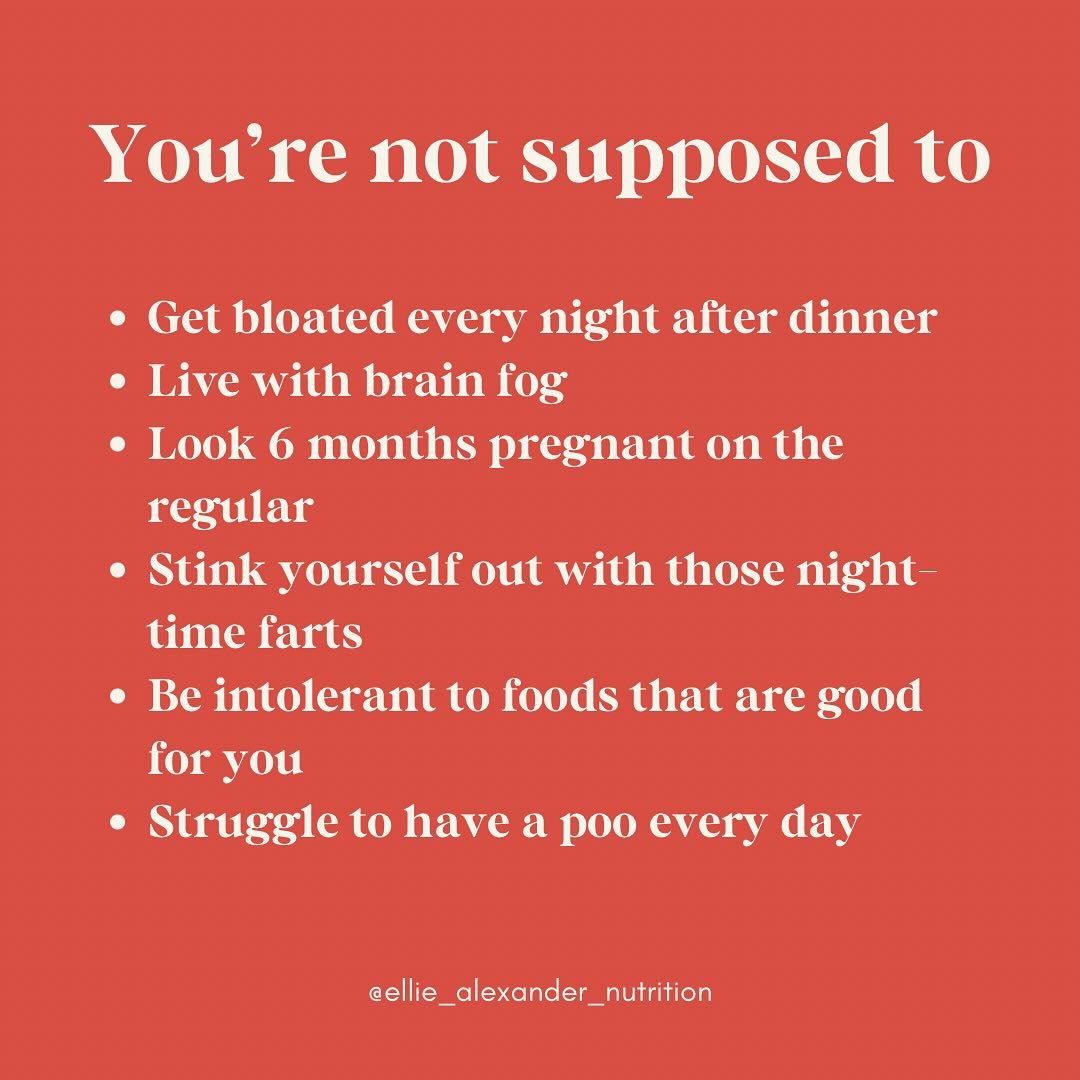 These are all signs that you have an imbalance somewhere along the way in your digestive tract.

It could be linked to

🧪Low stomach acid

☹️Poor digestive capability

😖Chronic stress

🦠SIBO

💩Post-infectious IBS

🪱Gut infections

Imagine your l