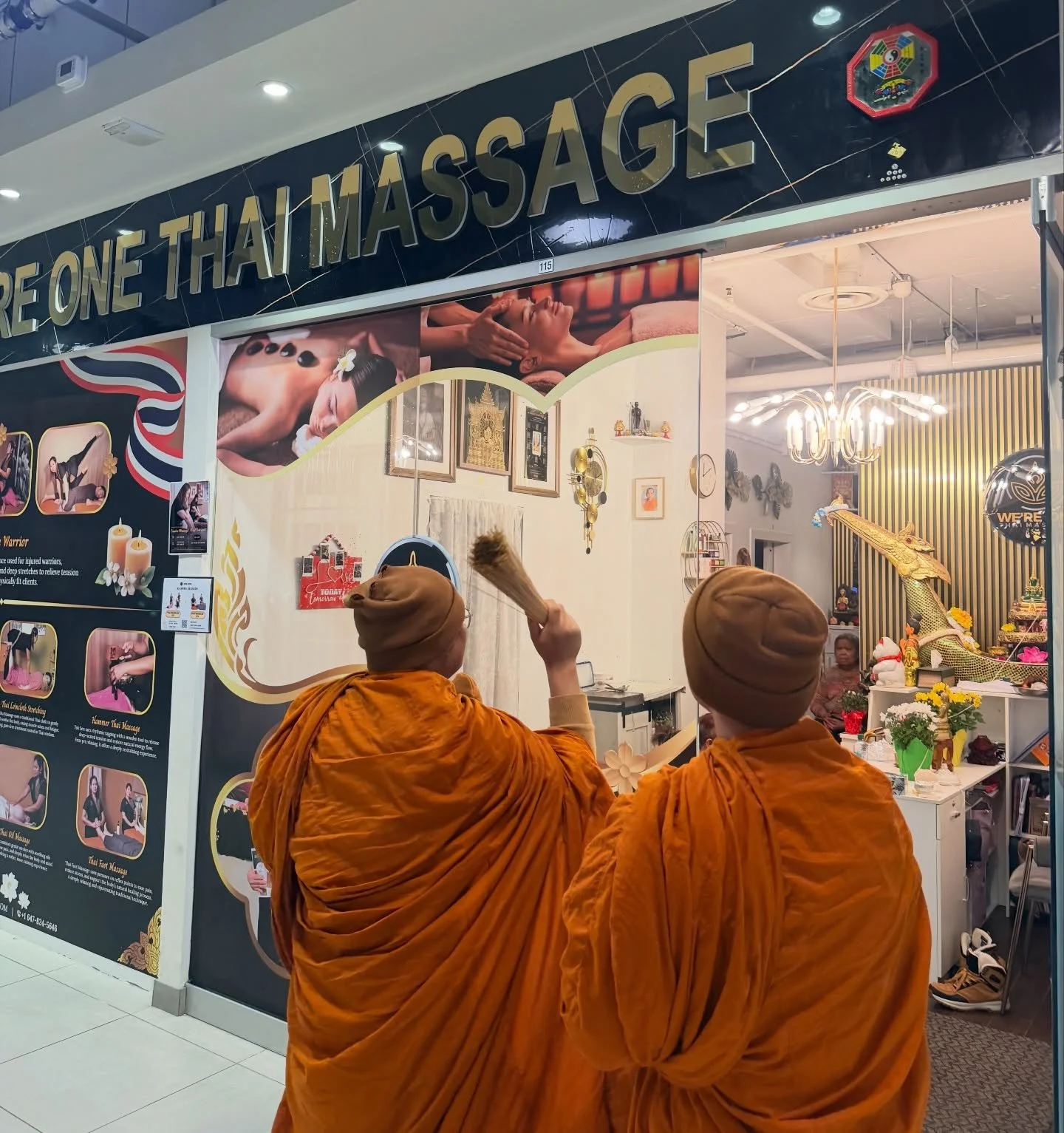 New year, new month, new luck ✨

Today our shop will be open for half a day as we&rsquo;ve invited monks from a temple in Niagara Falls to perform a special blessing ceremony for our business 🙏🏻

We are holding this merit-making ceremony to bring g