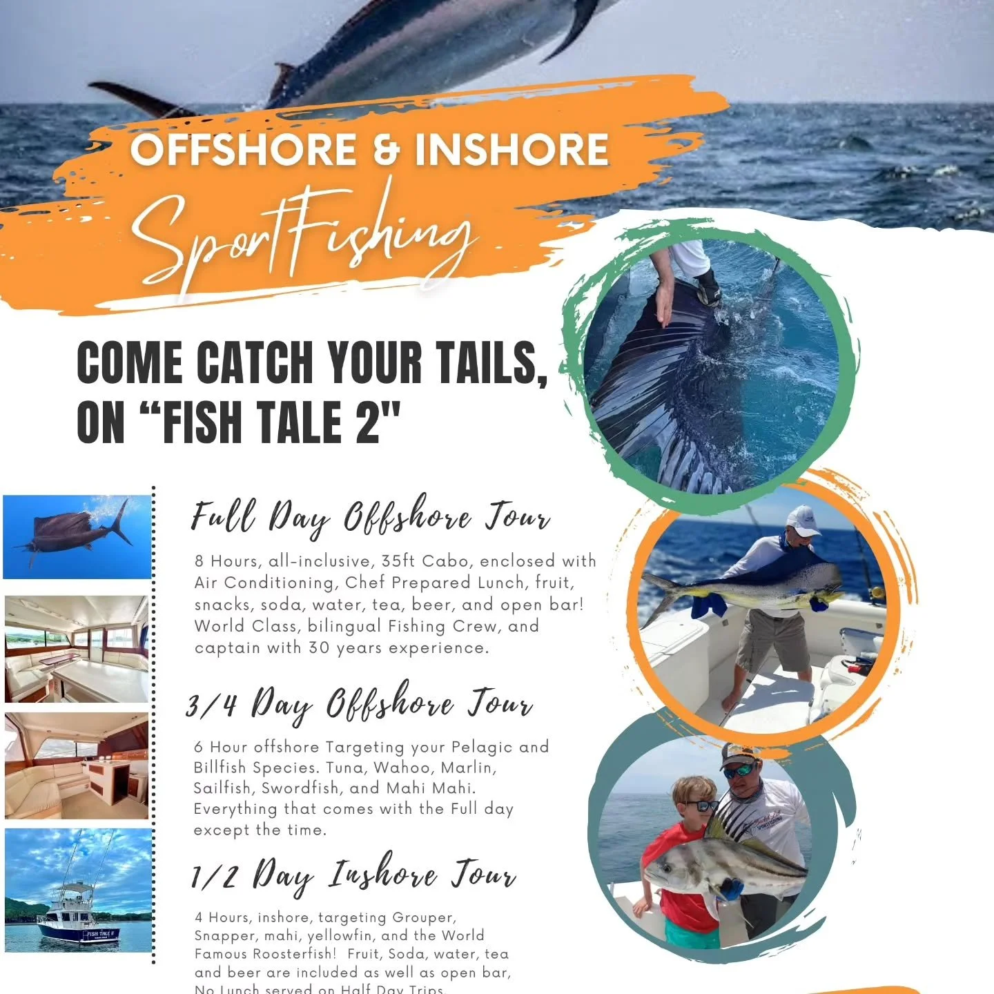 We also offer sunset cruises for $750!