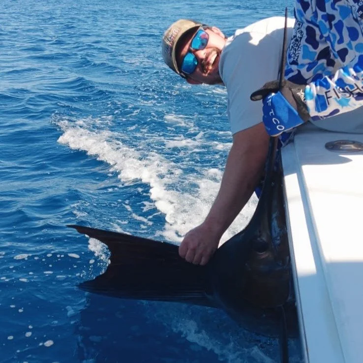 Great Day aboard the Fish Tale 2 departing the Marina Flamingo in Playa Flamingo, Guanacaste, Costa Rica. Come Catch Your Tails, on Fish Tale 2.