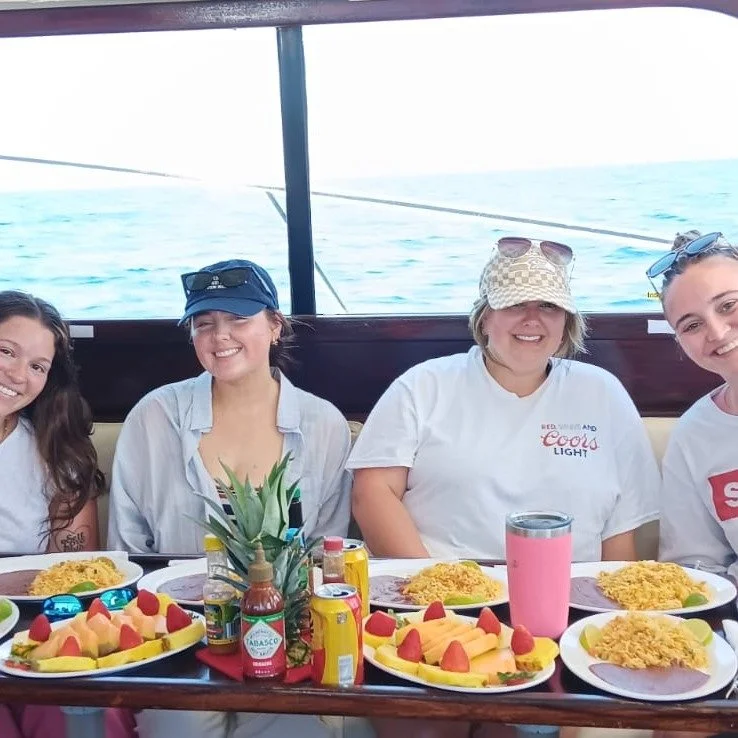 One of the most common things we here from our guests on the Fish Tale 2, is that the meal is either the best, or one of the best they have on their entire trip to Costa Rica.... Huge Shoutout to our Chef, and thanks for being a part of our Fish Tale