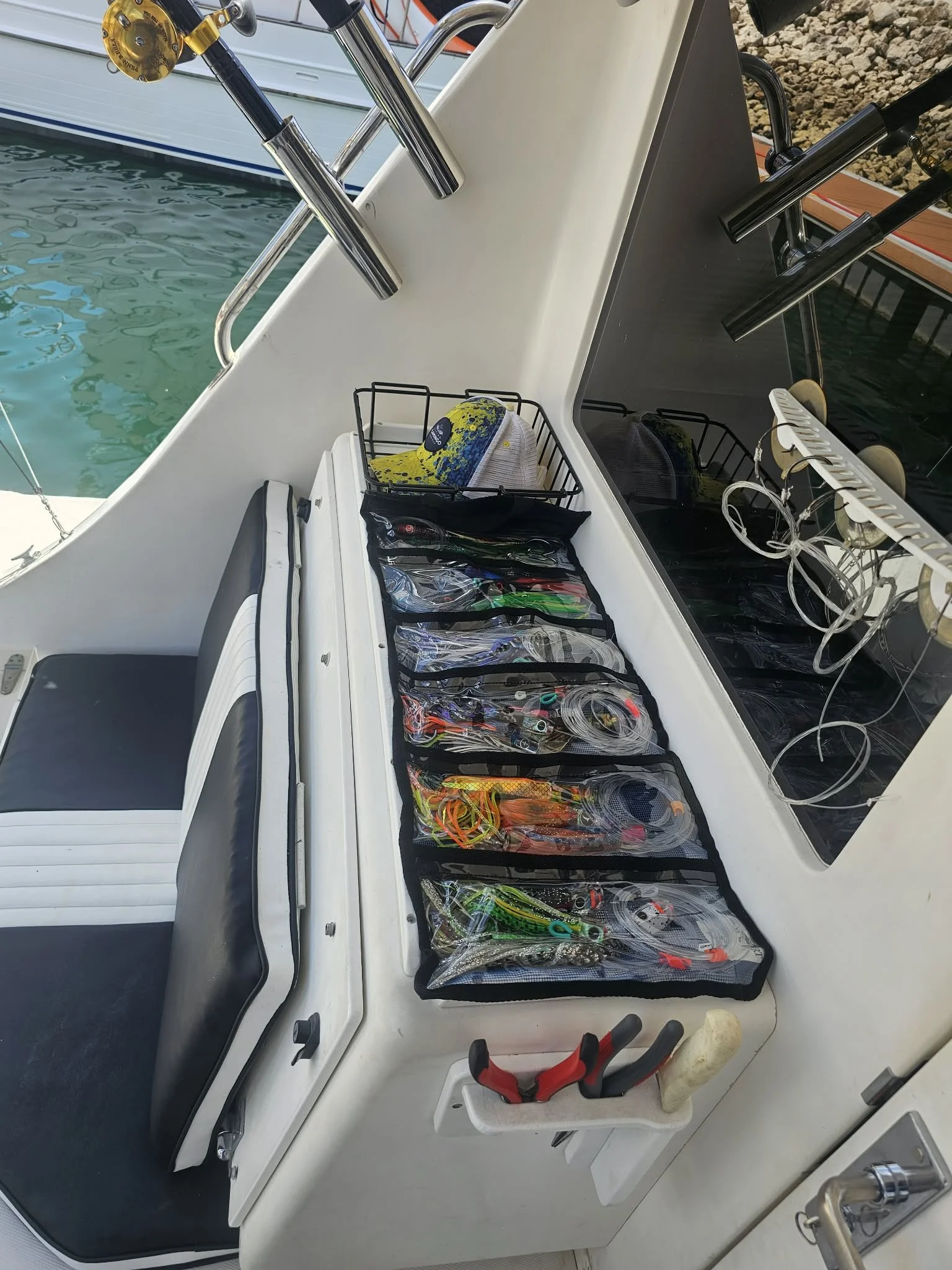 Tuna/Sailfish Custom Lures on Fish Tale 2 in Costa Rica.