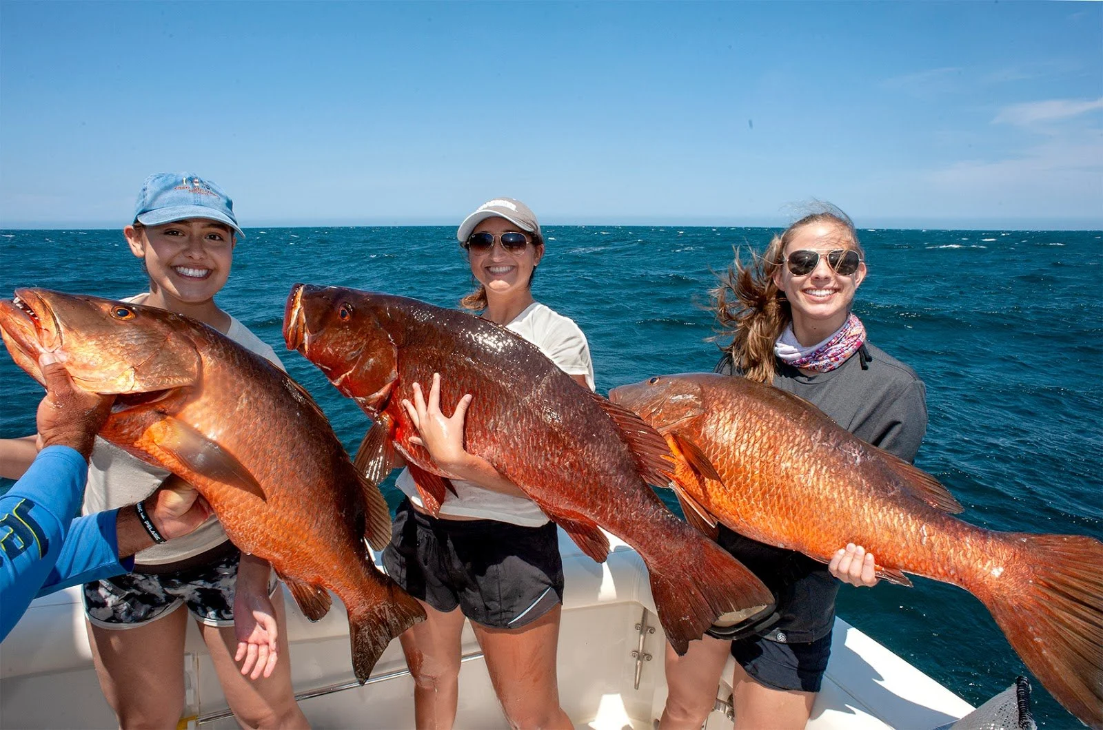 Giant Cuberra Snapper caught in Costa Rica on Fish Tale 2.