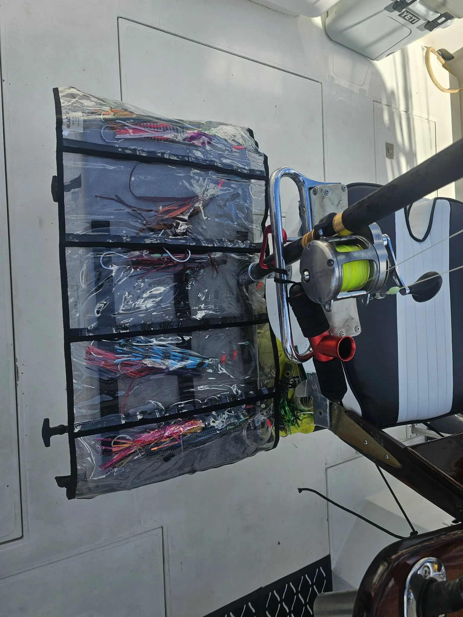 Custom Marlin Lures on the Fish Tale 2, in Guanacaste Costa Rica. Best Pelagic and Billfish fishing grounds in the world.