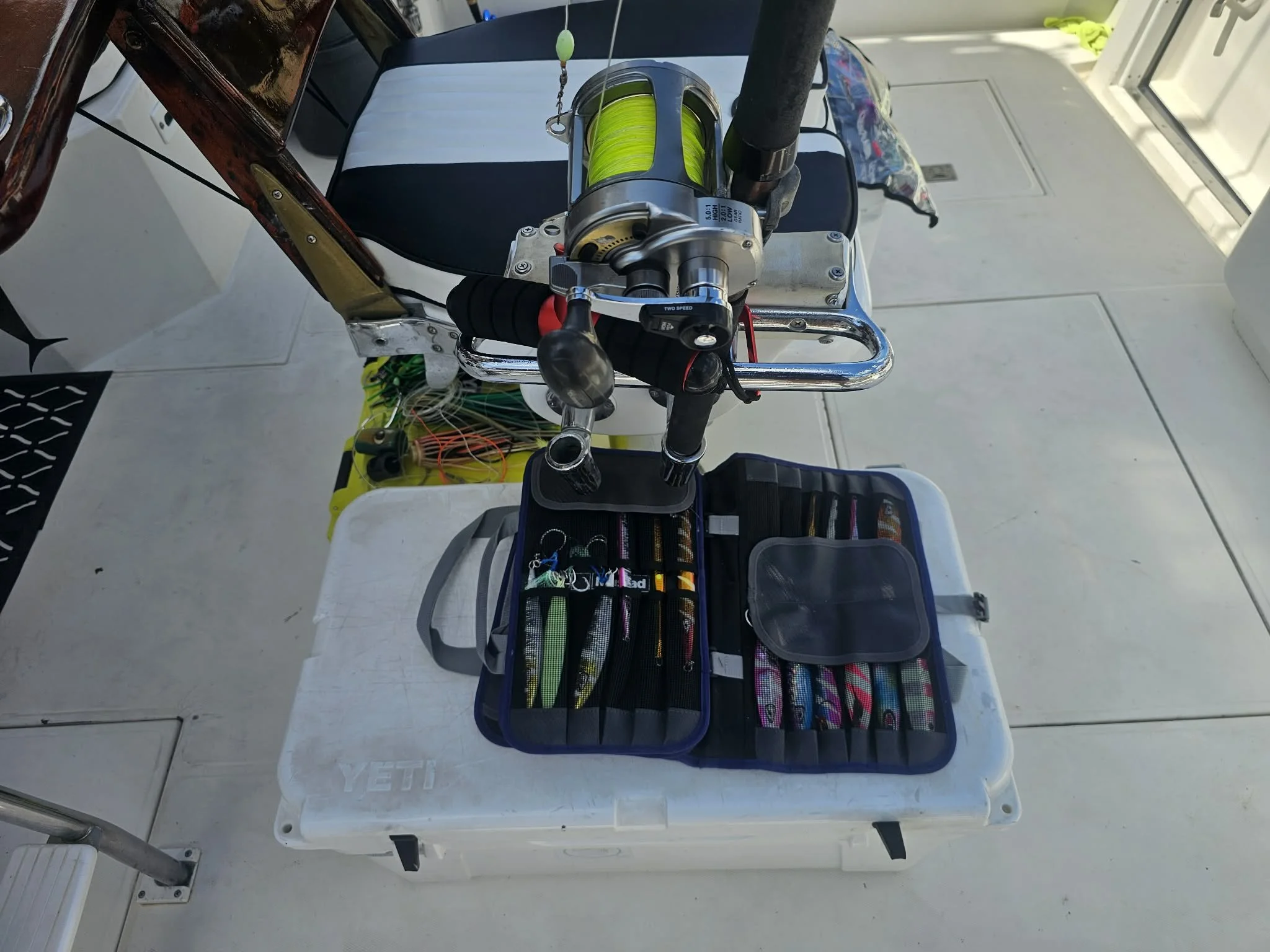 Deep Drop, and deep Jigging lures on the Fish Tale 2.