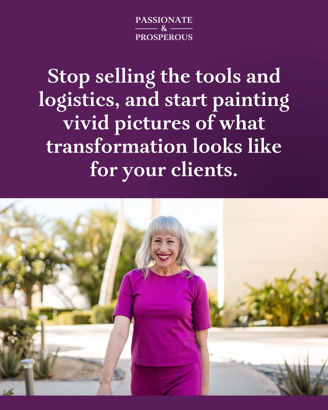 Your clients are not buying tools, information, or program logistics. ❌ They want transformation.

In Episode 156 of Passionate &amp; Prosperous, &quot;Your Clients Want Transformation So Stop Selling Them Information,&quot; I&rsquo;m breaking down t