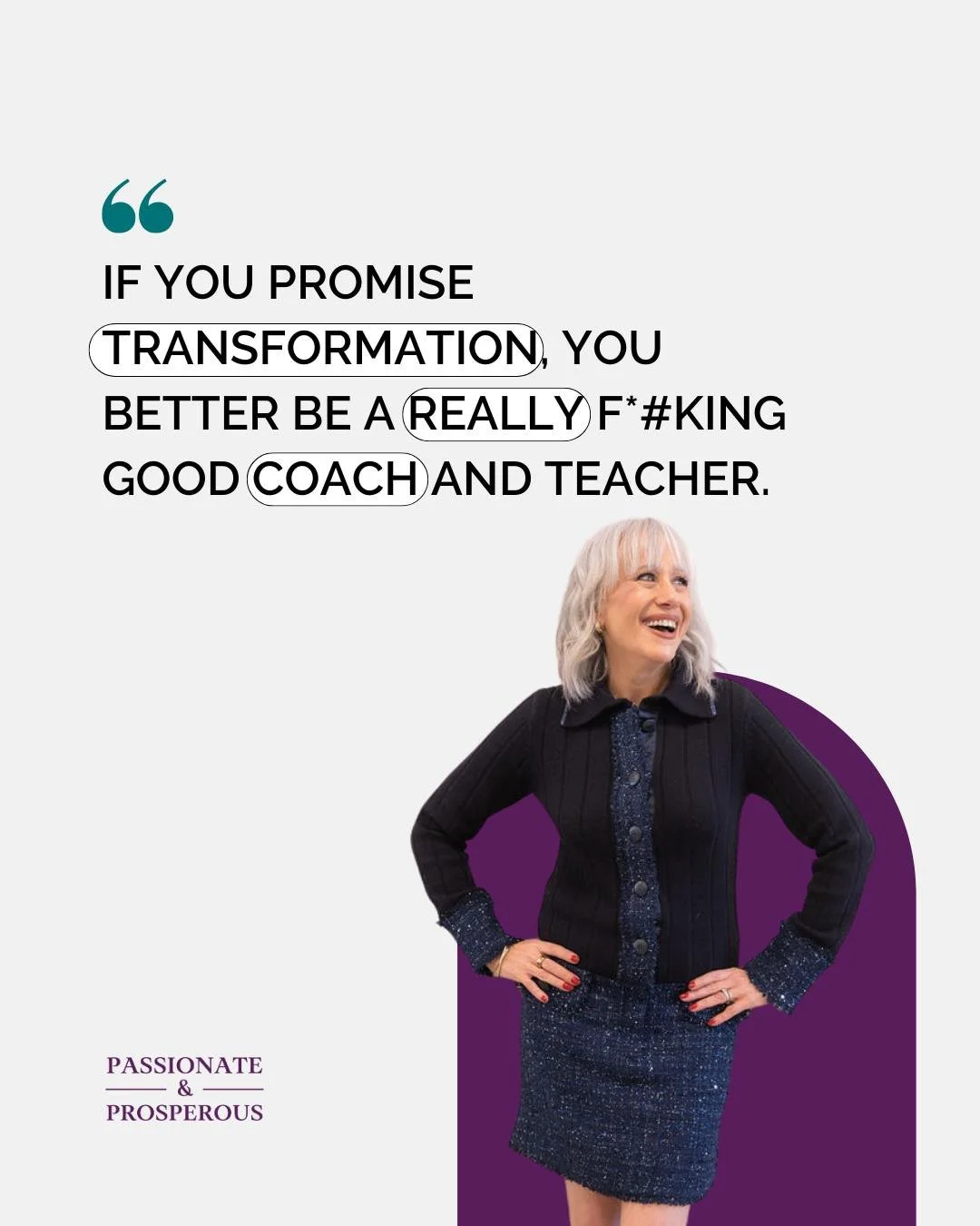 If you promise transformation in your service-based business...

Are you actually equipped to deliver it? 👀

It's not enough to just be an expert anymore. If you want to create lasting change for your clients, you need coaching and teaching skills t