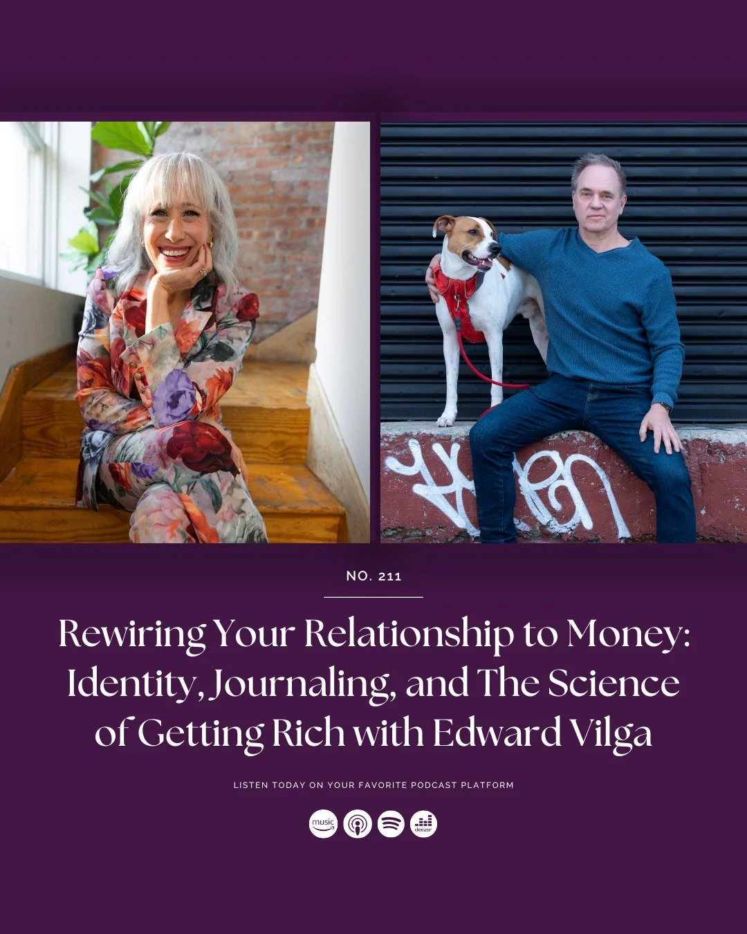 This week&rsquo;s podcast episode is so cool because I&rsquo;m sitting down with my friend Edward Vilga, and we&rsquo;ve known each other for twenty-five years.

We met on day one of our very first yoga teacher training in 2001. 🧘&zwj;♀️

And now, 2