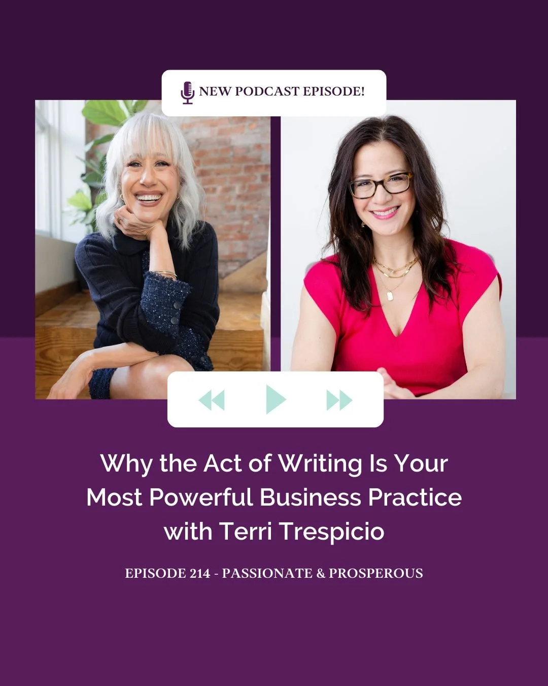 If you've ever told yourself you're "not a writer" &mdash; this new episode of Passionate &amp; Prosperous is for you.

If you've ever stared at a blank page and felt completely stuck &mdash; this one is for you.

And if you've been trying 