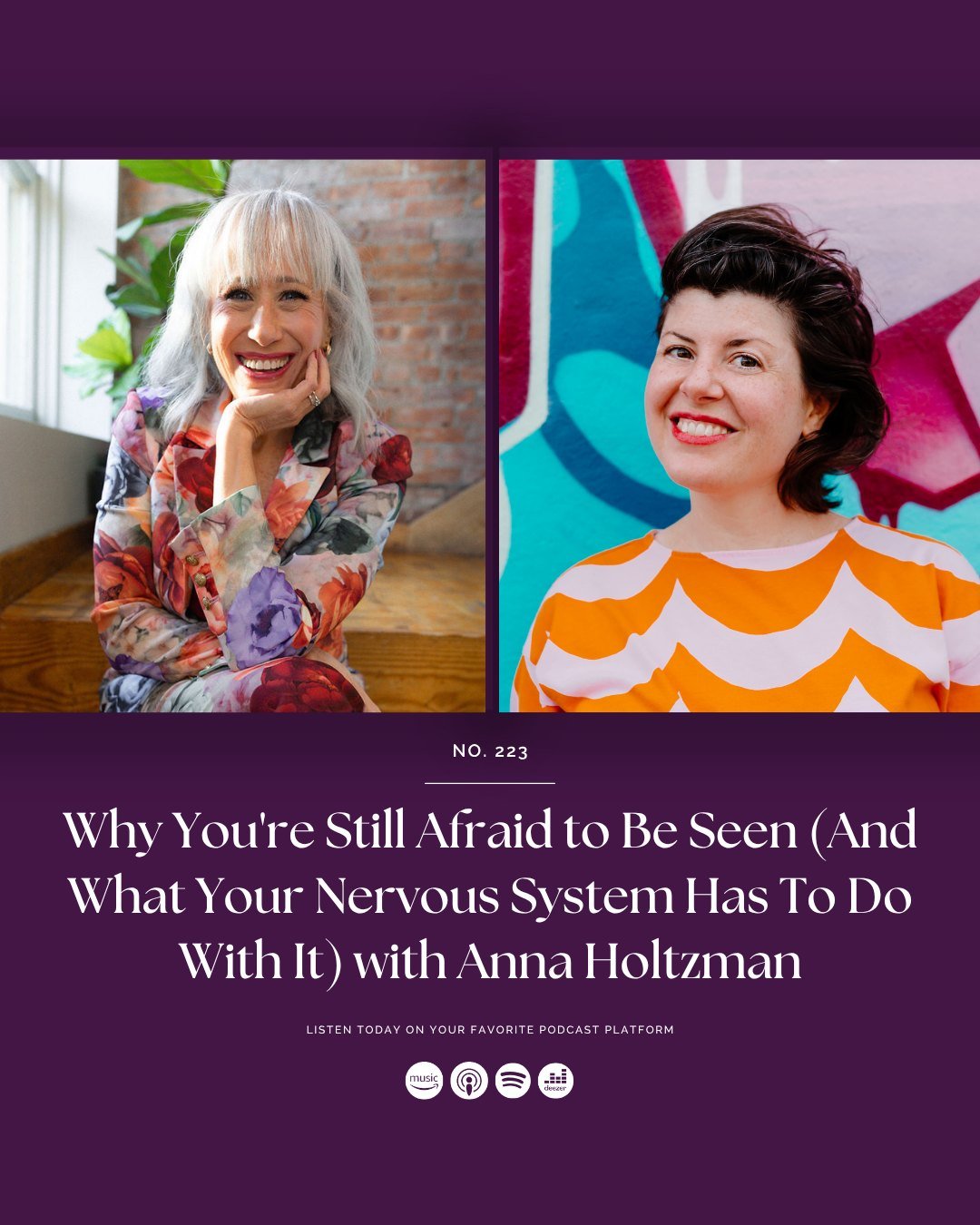 Can I ask you something? 👇

Have you ever talked yourself out of being visible &mdash; pulled back from an opportunity, avoided putting something out there, or kept telling yourself you'll do it when you feel more ready?

If yes &mdash; this episode