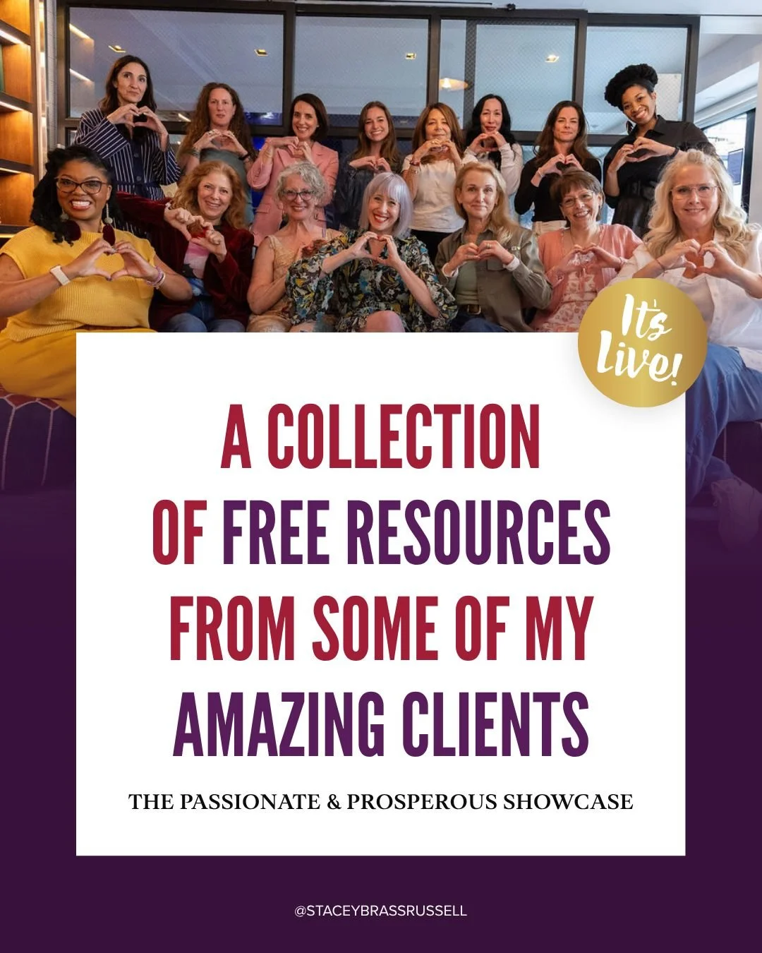 Can I brag for a sec? 🥹

Because I literally cannot keep this in anymore!

These are my people. My clients. The coaches, healers, experts, and service providers who came to me with a vision and a whole lot of "I know I have something to offer &