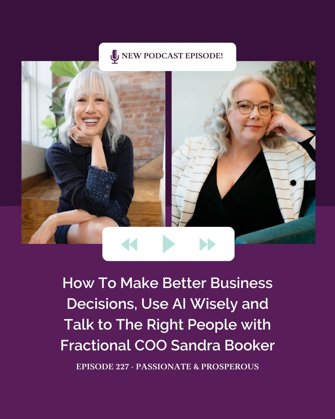 When you're facing a hard decision in your business, who do you turn to? 🤔

Most of us have a go-to person.

A business bestie, a colleague we respect, someone whose opinion we trust.
And that's great.

But what if that person, as much as they love 