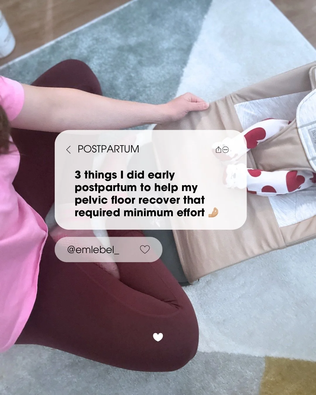 Save for postpartum 💚

While I will continue to post fun recipes &amp; full workouts~ I will be prioritizing health &amp; fitness habits that give me the most bang for my buck (time &amp; energy). I&rsquo;m not going to say &ldquo;I don&rsquo;t have