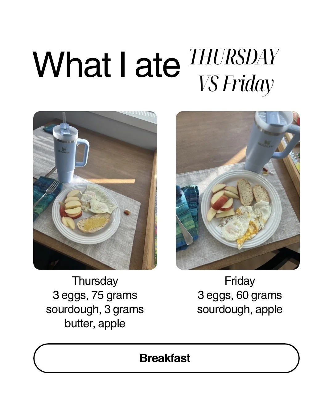 FDOE Thursday vs Friday

Sharing not so you can copy what I eat (wouldn&rsquo;t recommend because every body is different) but to illustrate some nutritional strategies that I love!

Friday night is pizza night (and this past week dessert night too) 