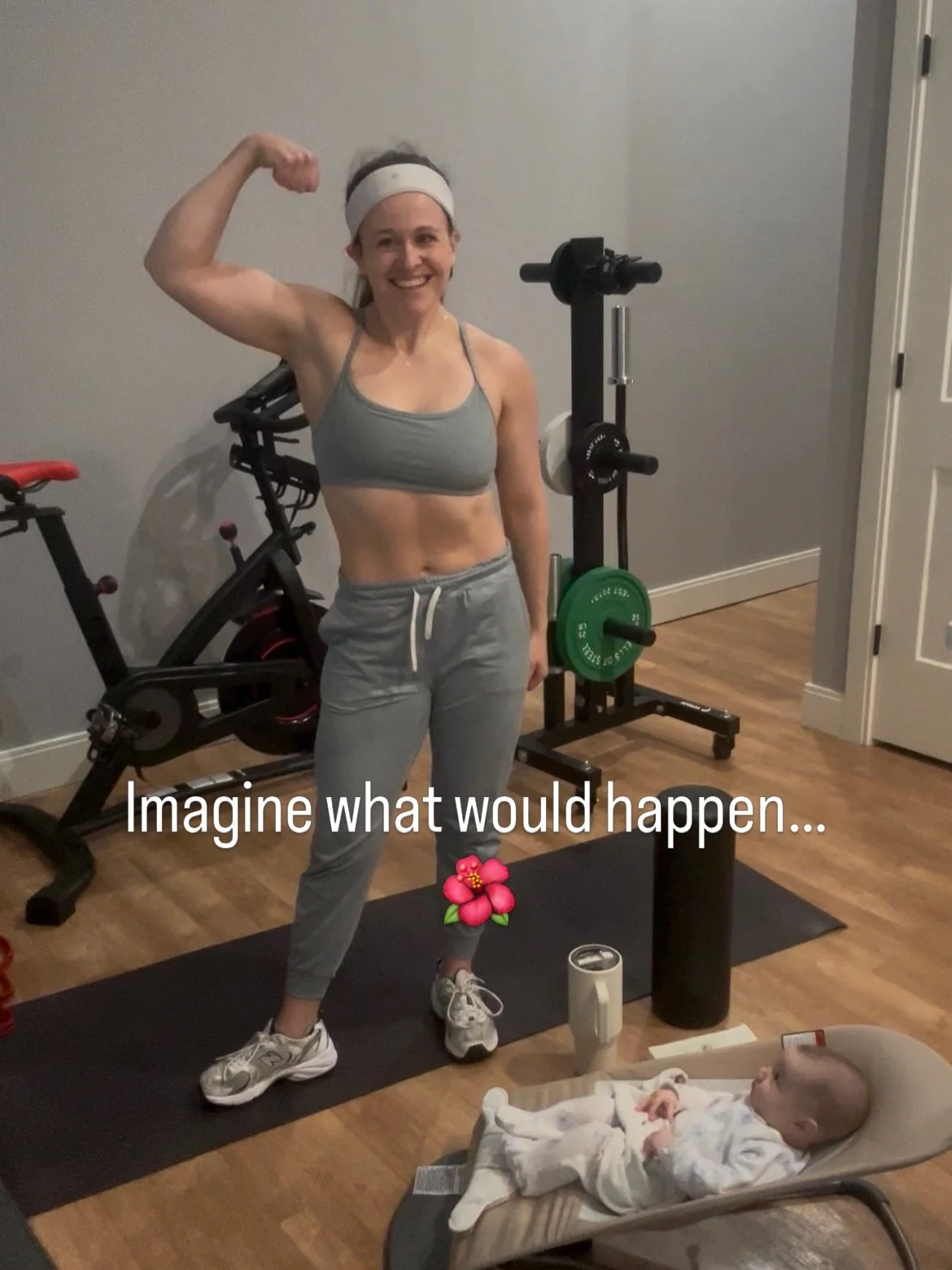 In my &ldquo;actually doing everything I say I&rsquo;m going to do&rdquo; era 💅🏼 

dreaming big 🤝🏼 taking action 

#fitness #fitnessmotivation #motivation #fitmom #postpartumfitness