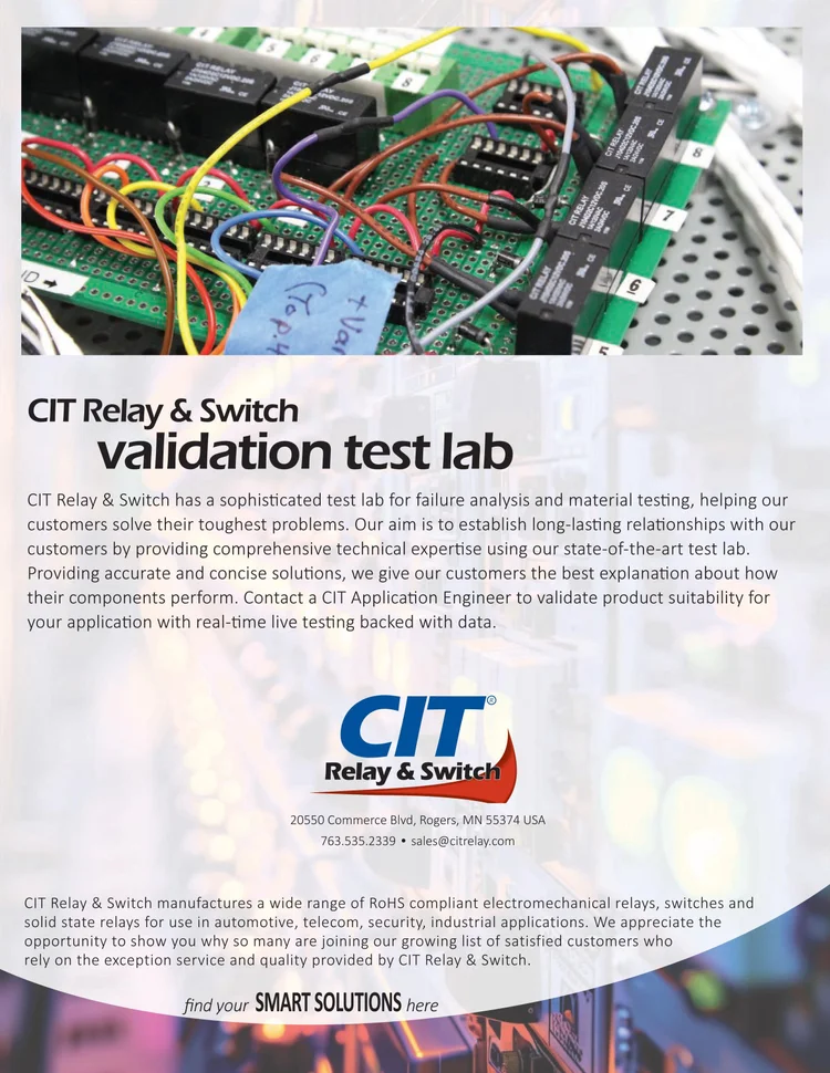CIT Relay & Switch Motor Control Relays and Switches / Validation Test ...