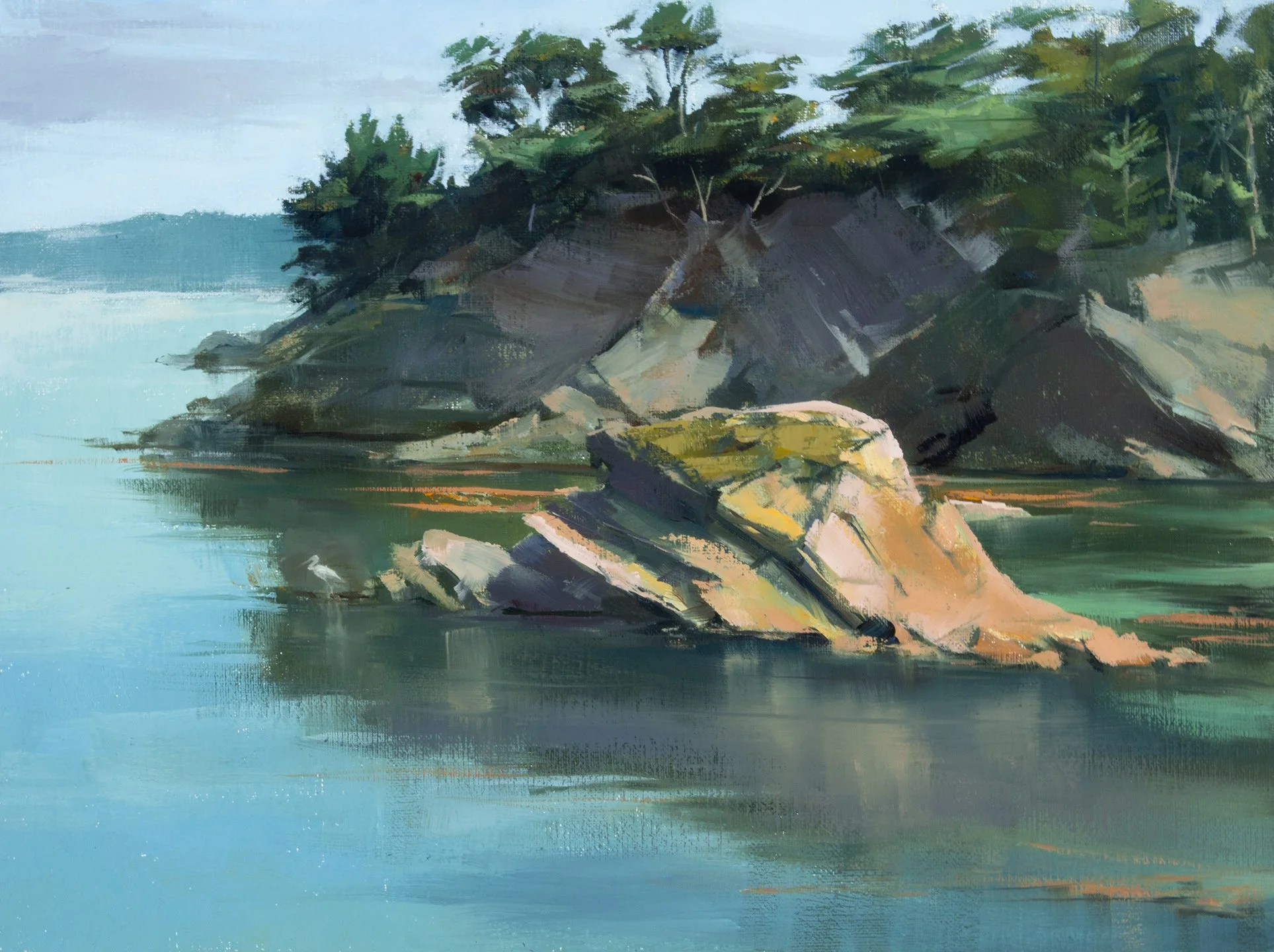 12 x 16 inches : Waiting For Sunset