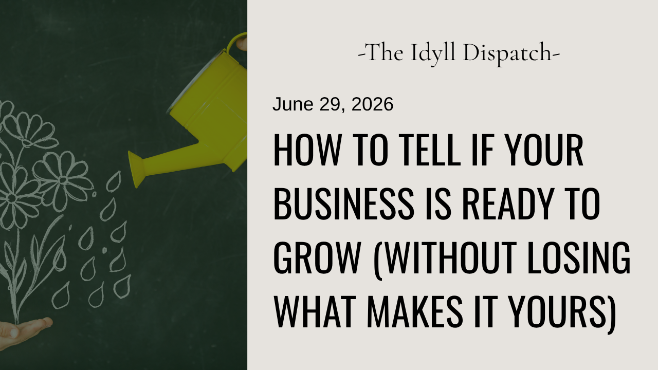 How to Tell If Your Business Is Ready to Grow (Without Losing What Makes It Yours)