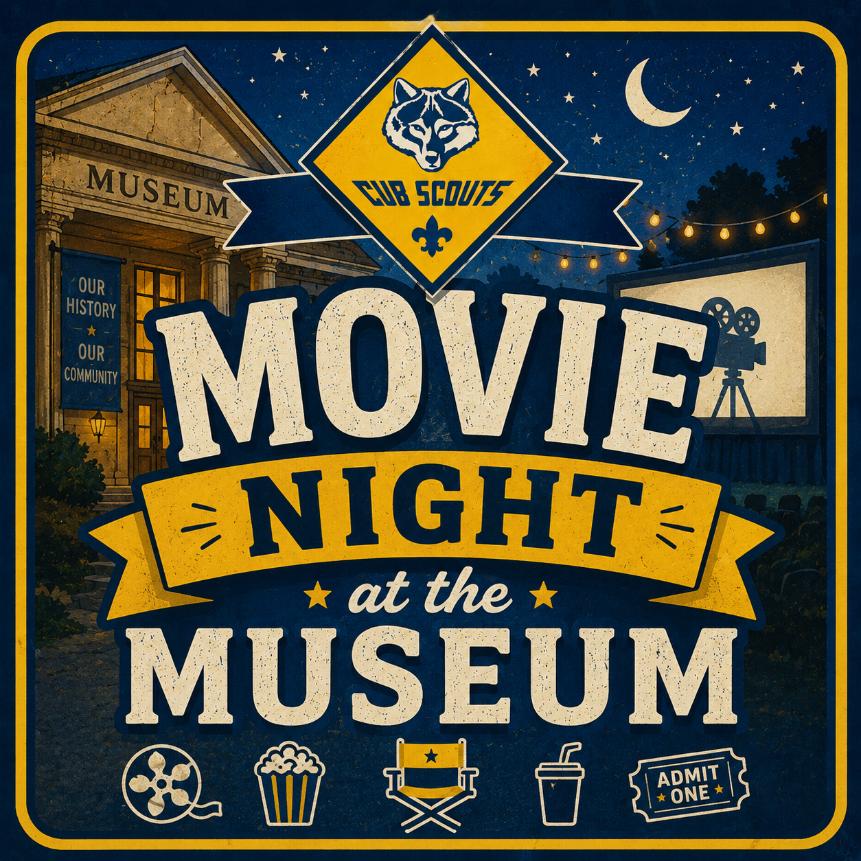 Summer Movie Night at the Museum 