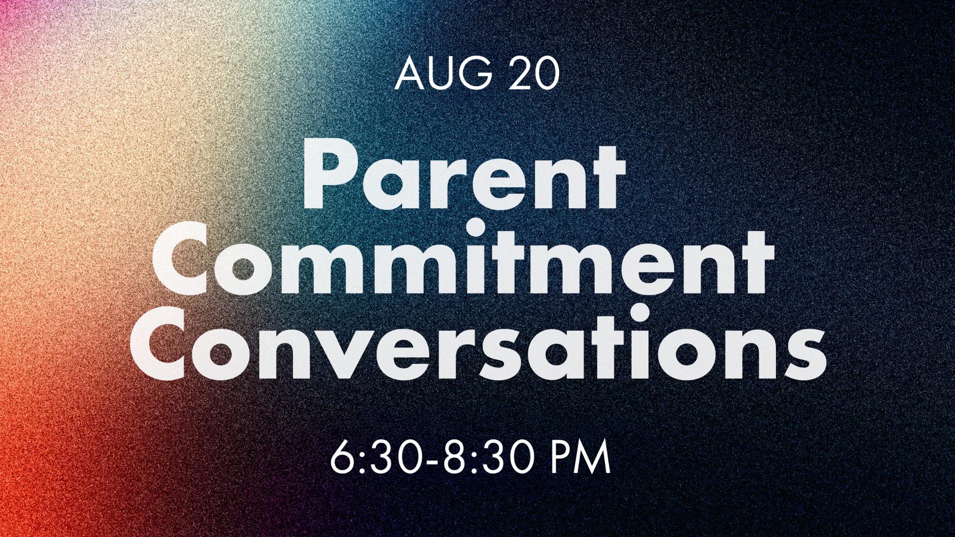 Parent Commitment Conversations