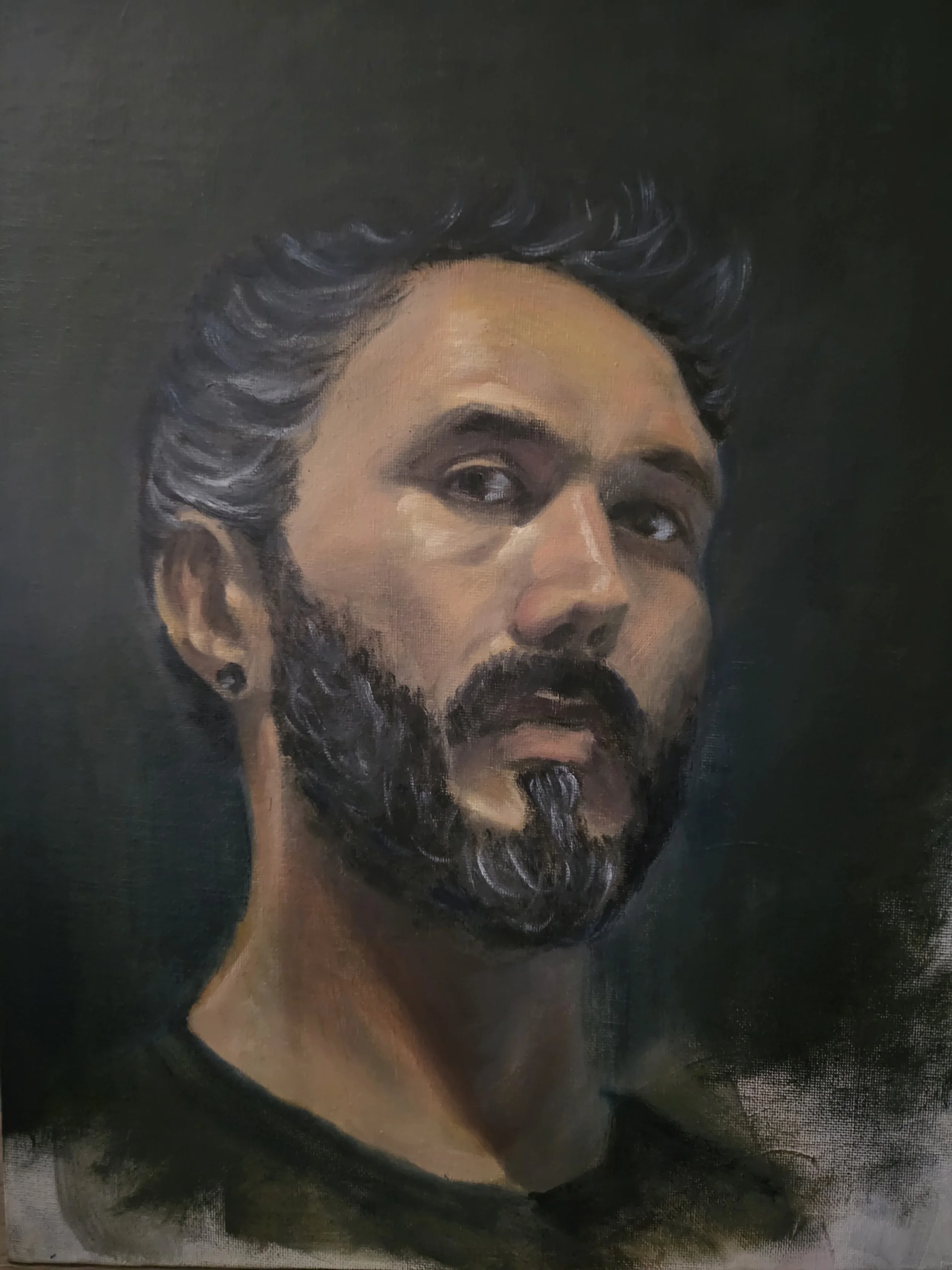 Self Portrait 2026 | 16x11 | Oil on Canvas