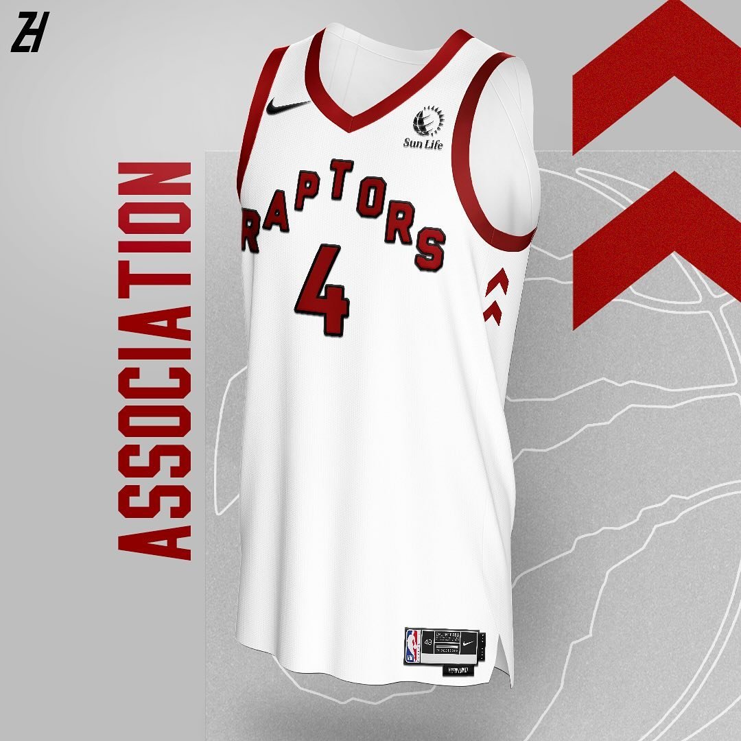 My take at a Raptors uniform redesign. Pulled a few different elements from different eras. I would add purple, but I don&rsquo;t think it&rsquo;s realistic to think that&rsquo;s going to comeback anytime soon

.
.
.
.
.
.
.
.
.
.

#Toronto #Raptors 