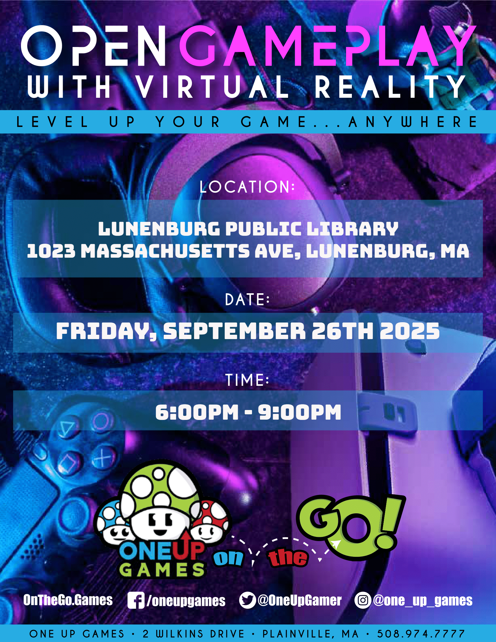 Lunenburg Public Library - Open Gameplay with VR