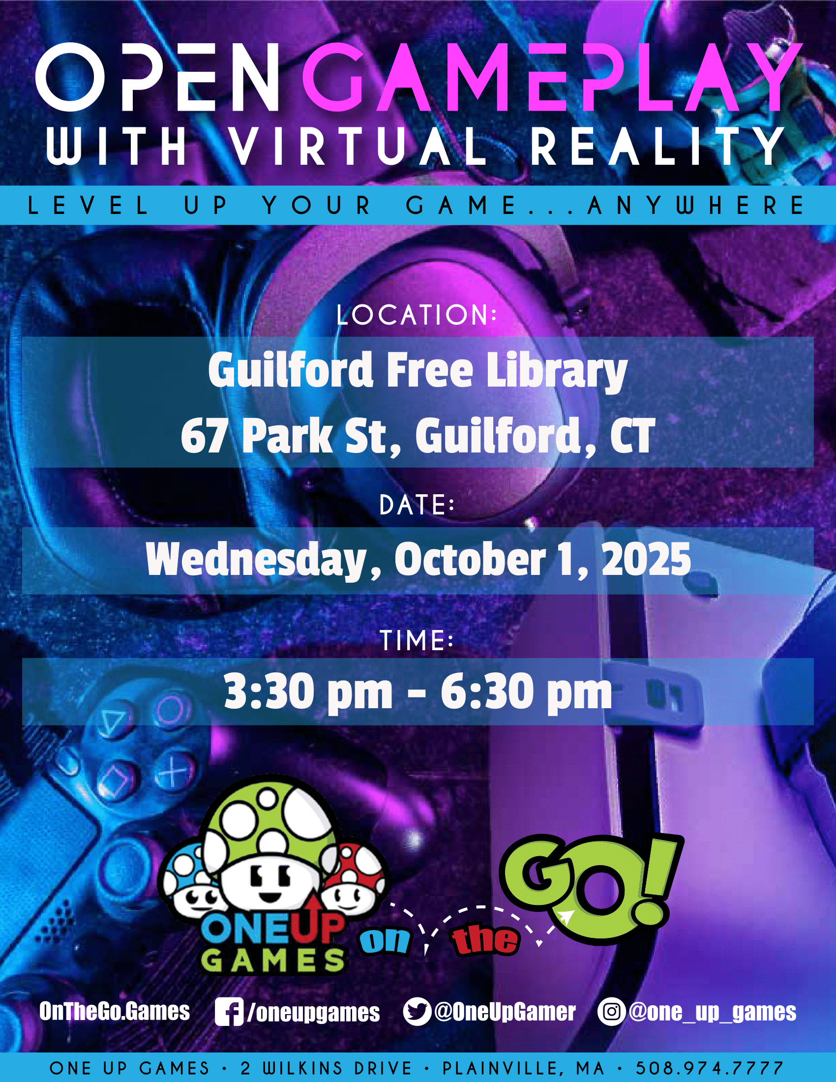 Guilford Free Library - Open Gameplay with VR