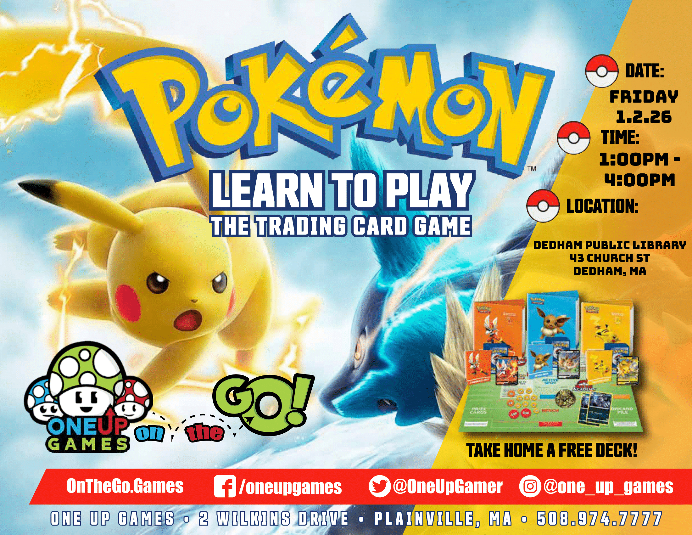 Dedham Public Library - Pokemon Learn to Play