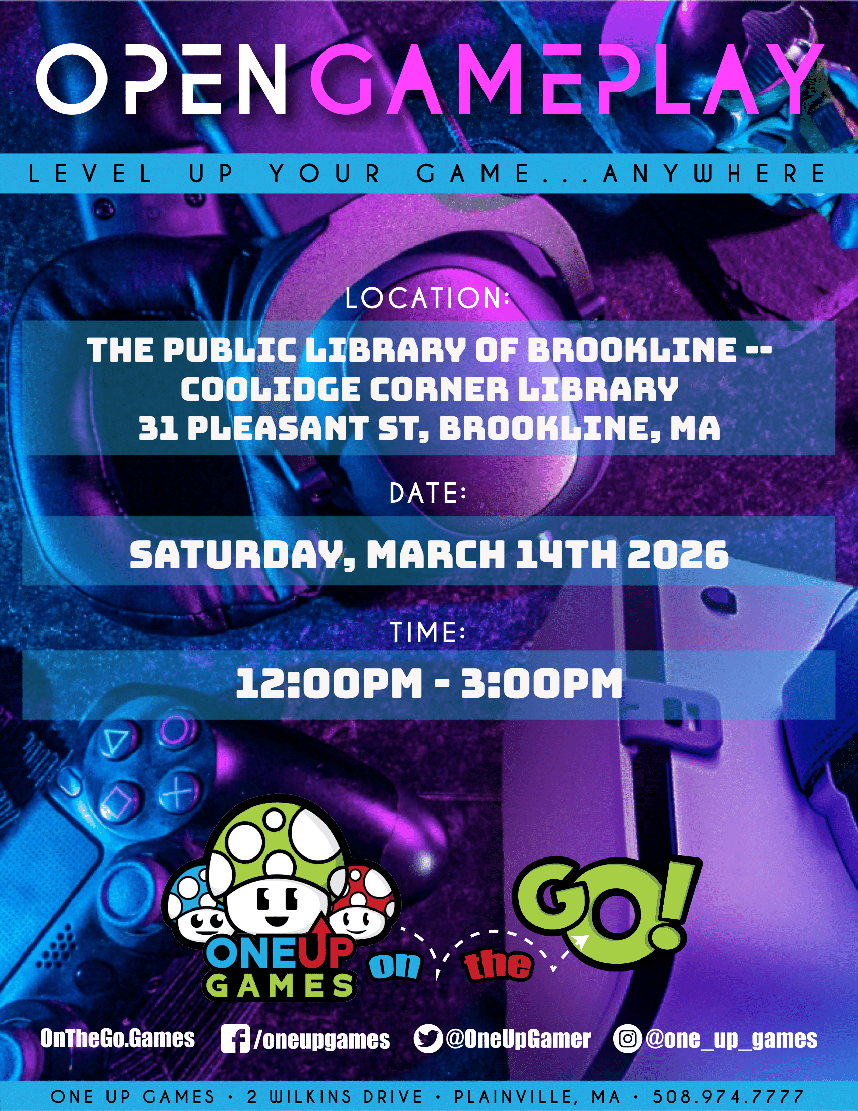 The Public Library of Brookline -- Coolidge Corner Library - Gamer's Arcade