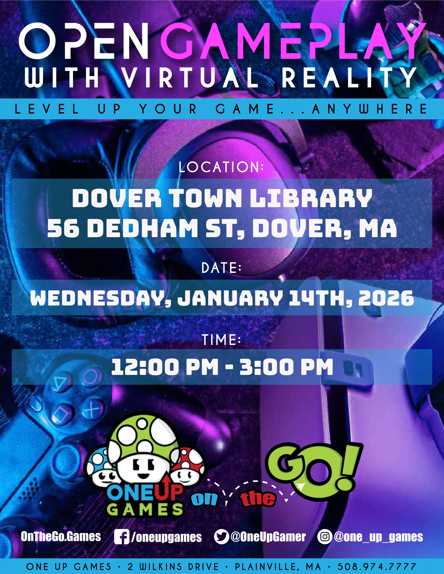 Dover Town Library - Gamer's Arcade with VR
