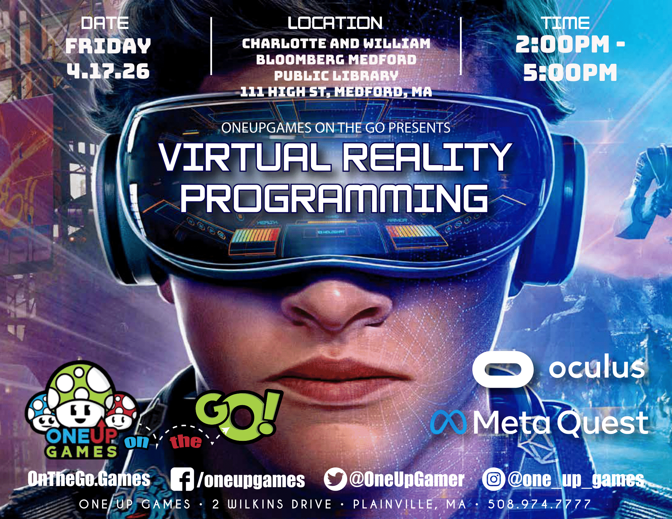 Charlotte and William Bloomberg Medford Public Library - VR Only Program