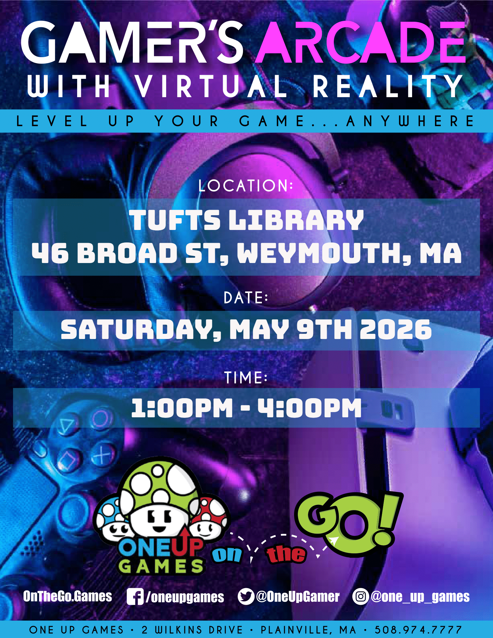 Tufts Library - Gamer's Arcade with VR