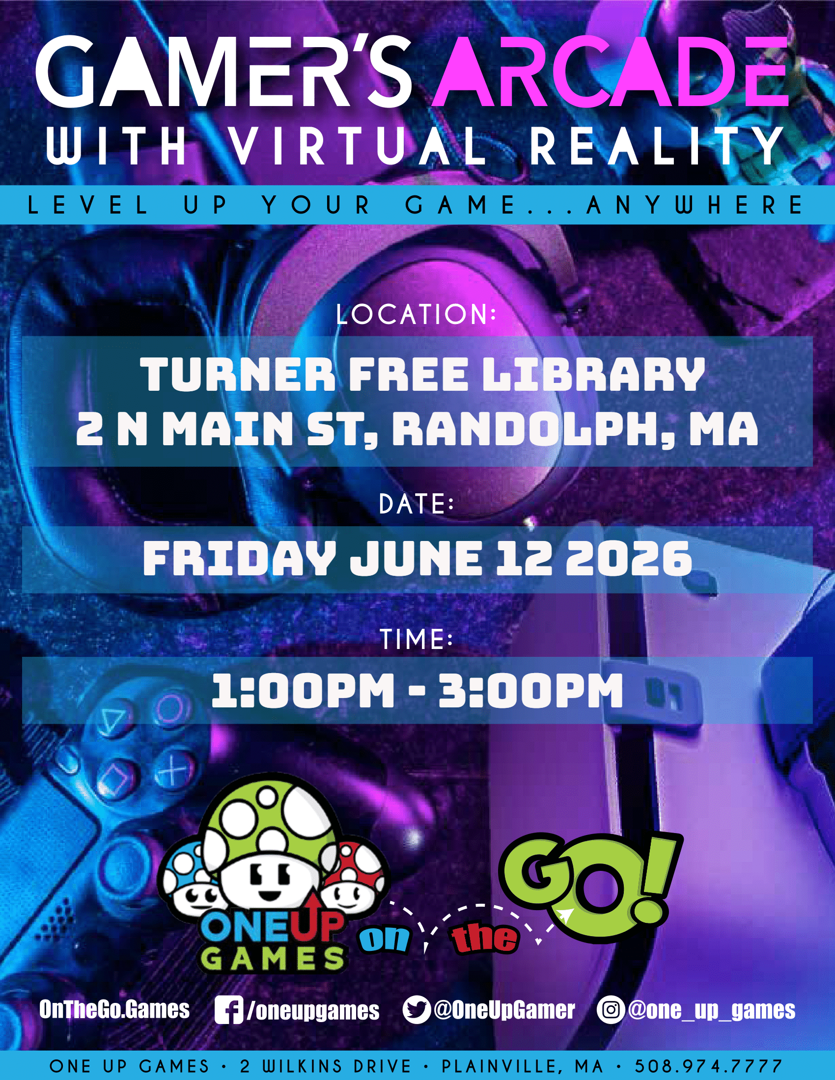 Turner Free Library - Gamer's Arcade with VR