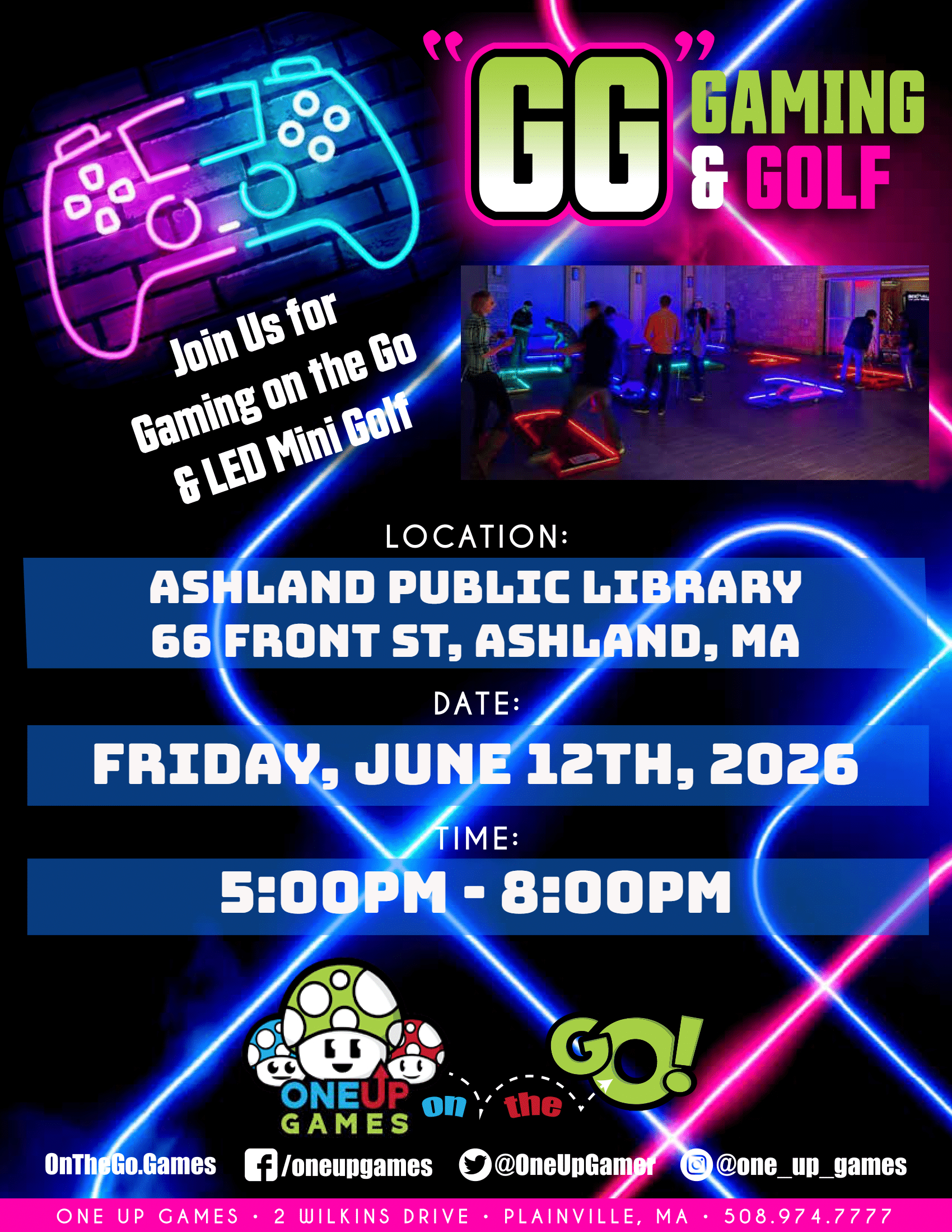 Ashland Public Library - GG's Gaming and Golf