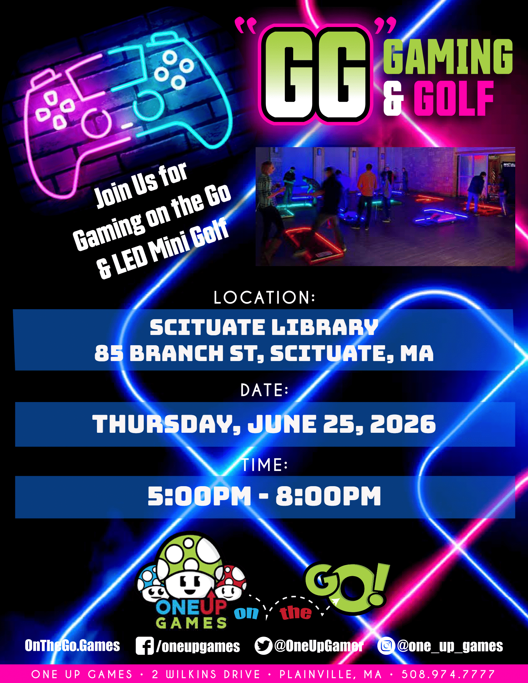 Scituate Library - GG's Gaming and Golf
