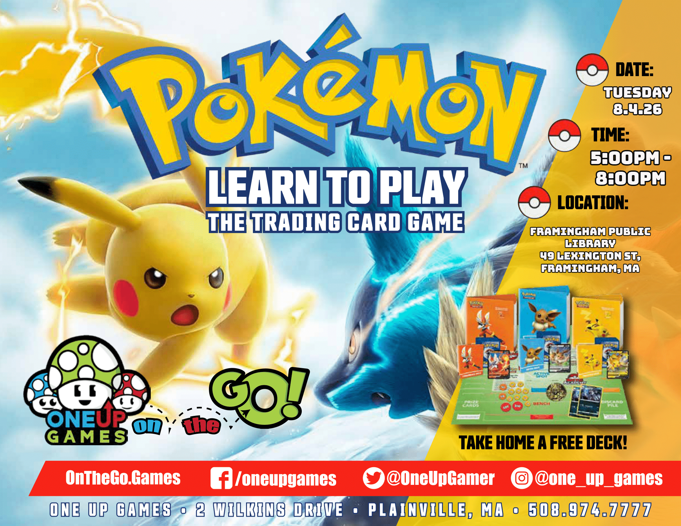 Framingham Public Library - Pokemon Learn to Play