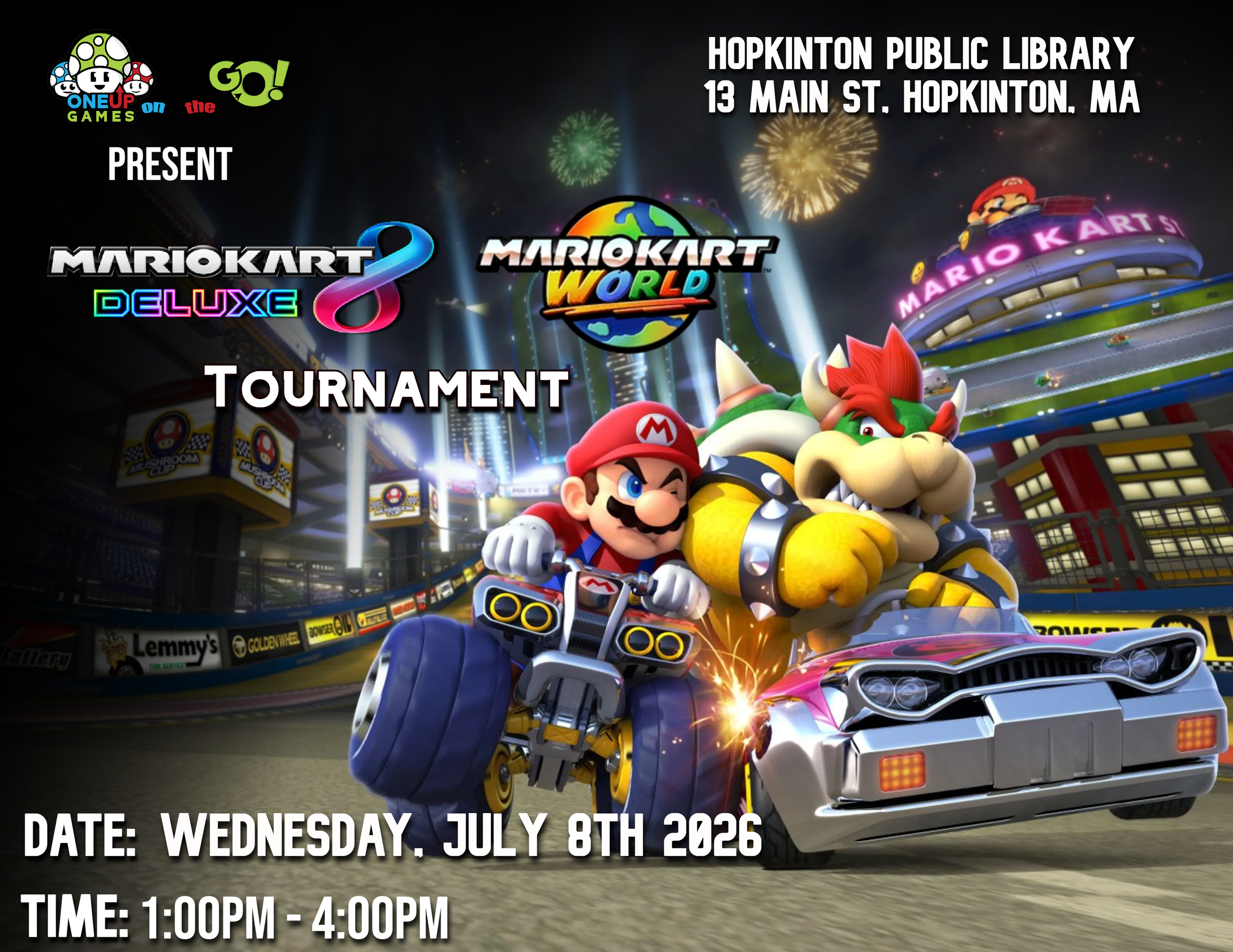 Hopkinton Public Library - Mario Kart Tournament