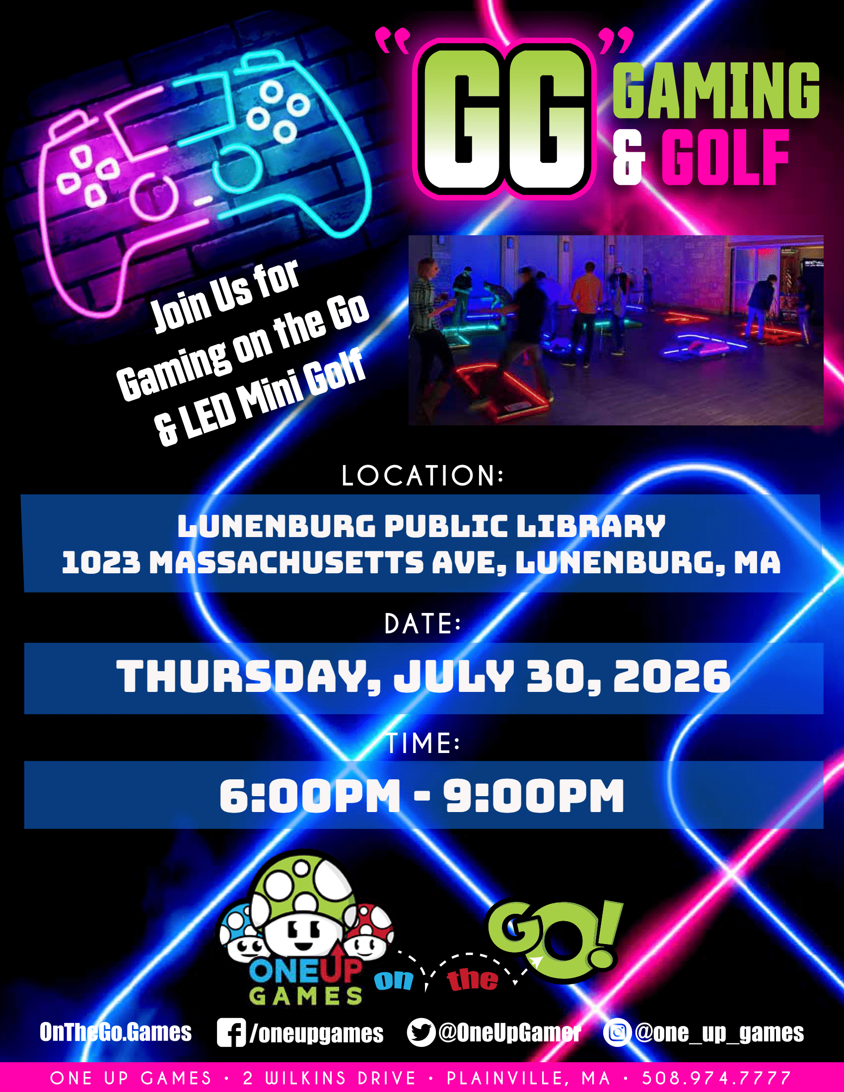 Lunenburg Public Library - GG's Gaming and Golf