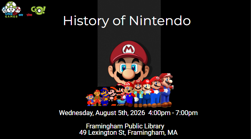 Framingham Public Library - History of Nintendo